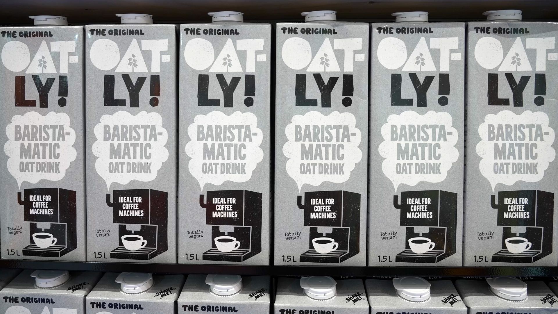 Plant based milk alternative for fully automatic coffee machines with high fat content Oatly