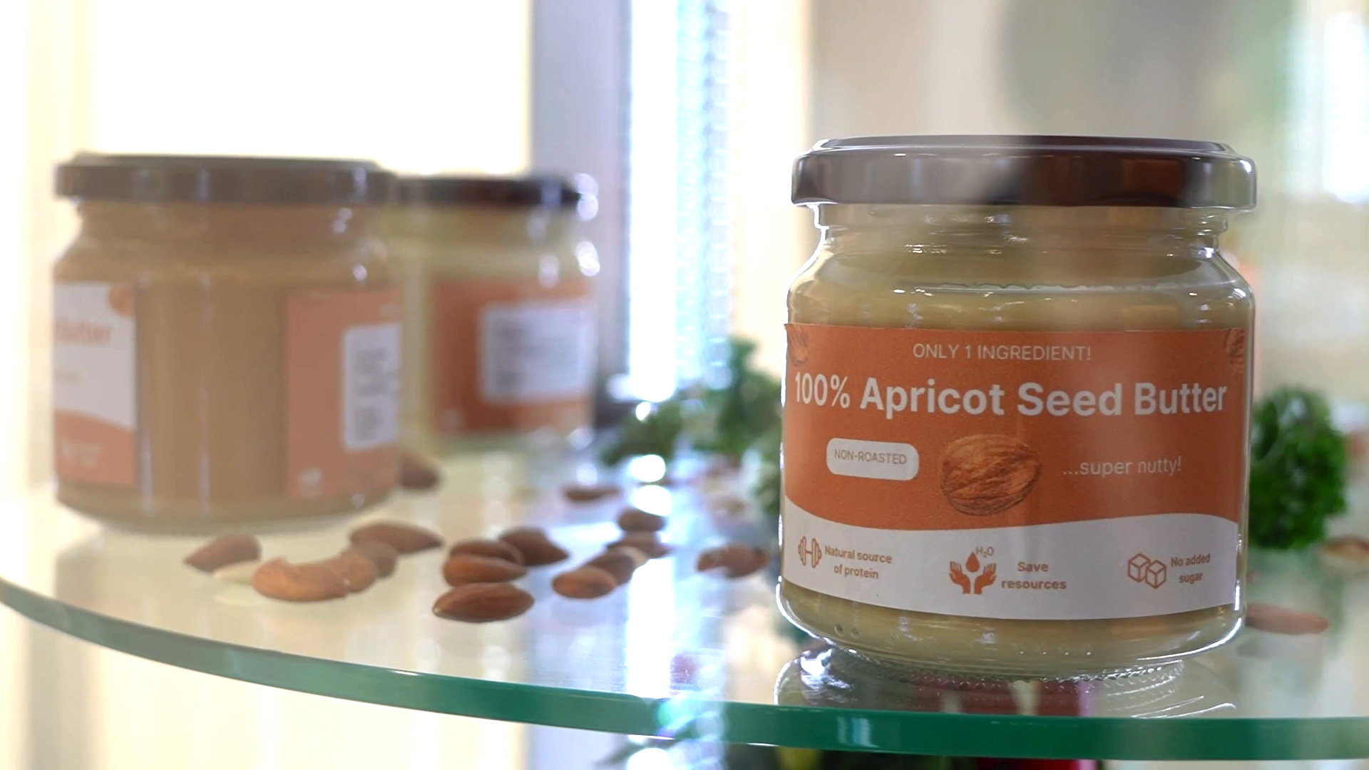 Protein rich nut spread apricot kernels