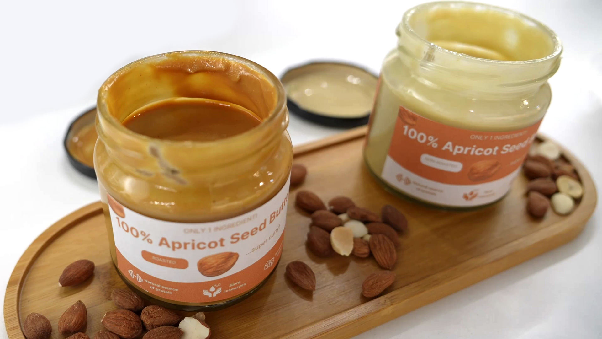 Superfood plant based spread apricot kernel paste Kern Tec