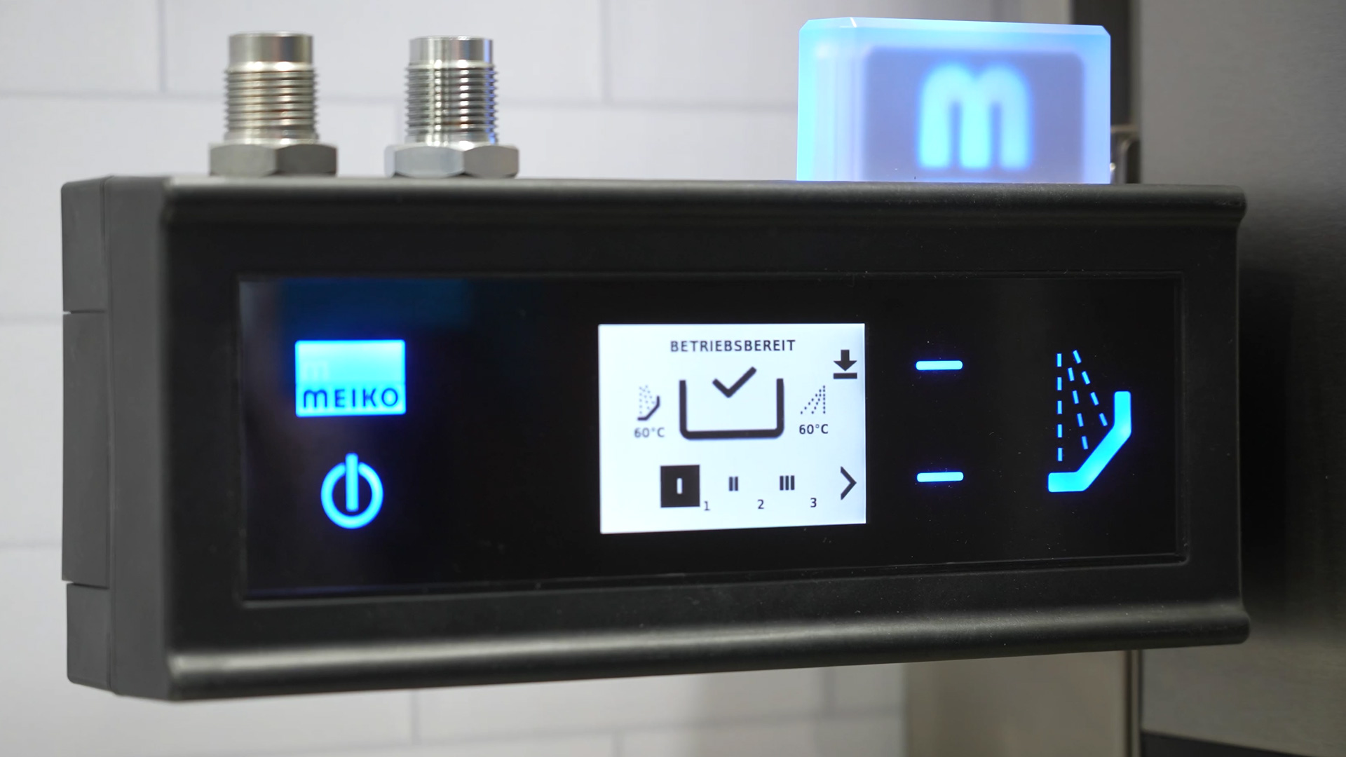 Settings menu display TopClean H