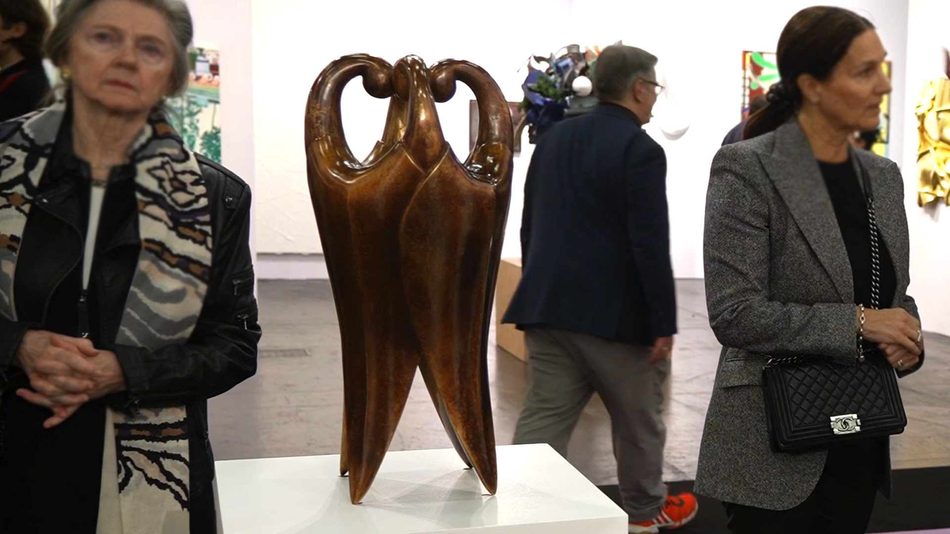 Paul Diestel bronze casting natural form and human encounter