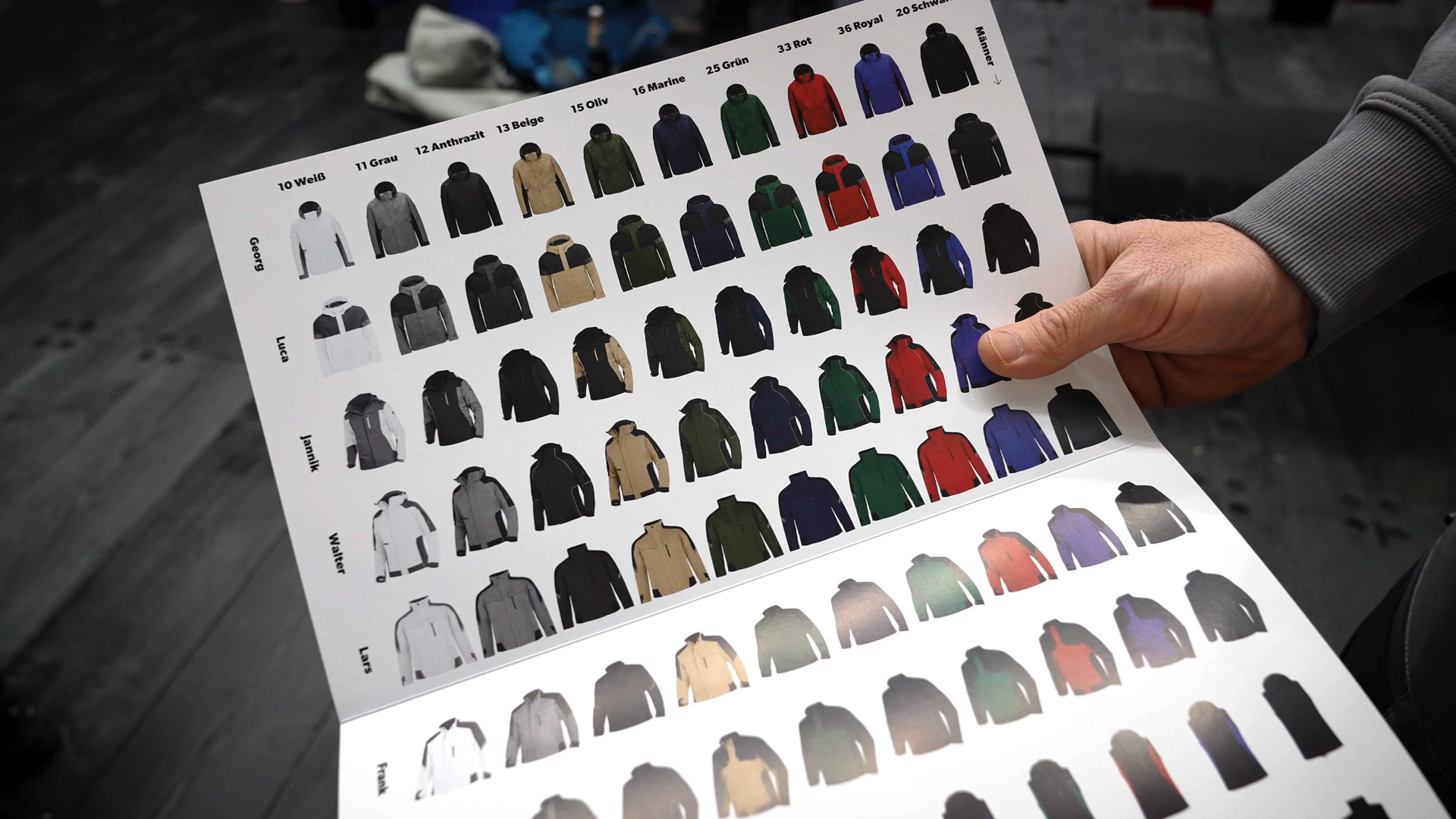 color and model selection fhb work clothing 2025