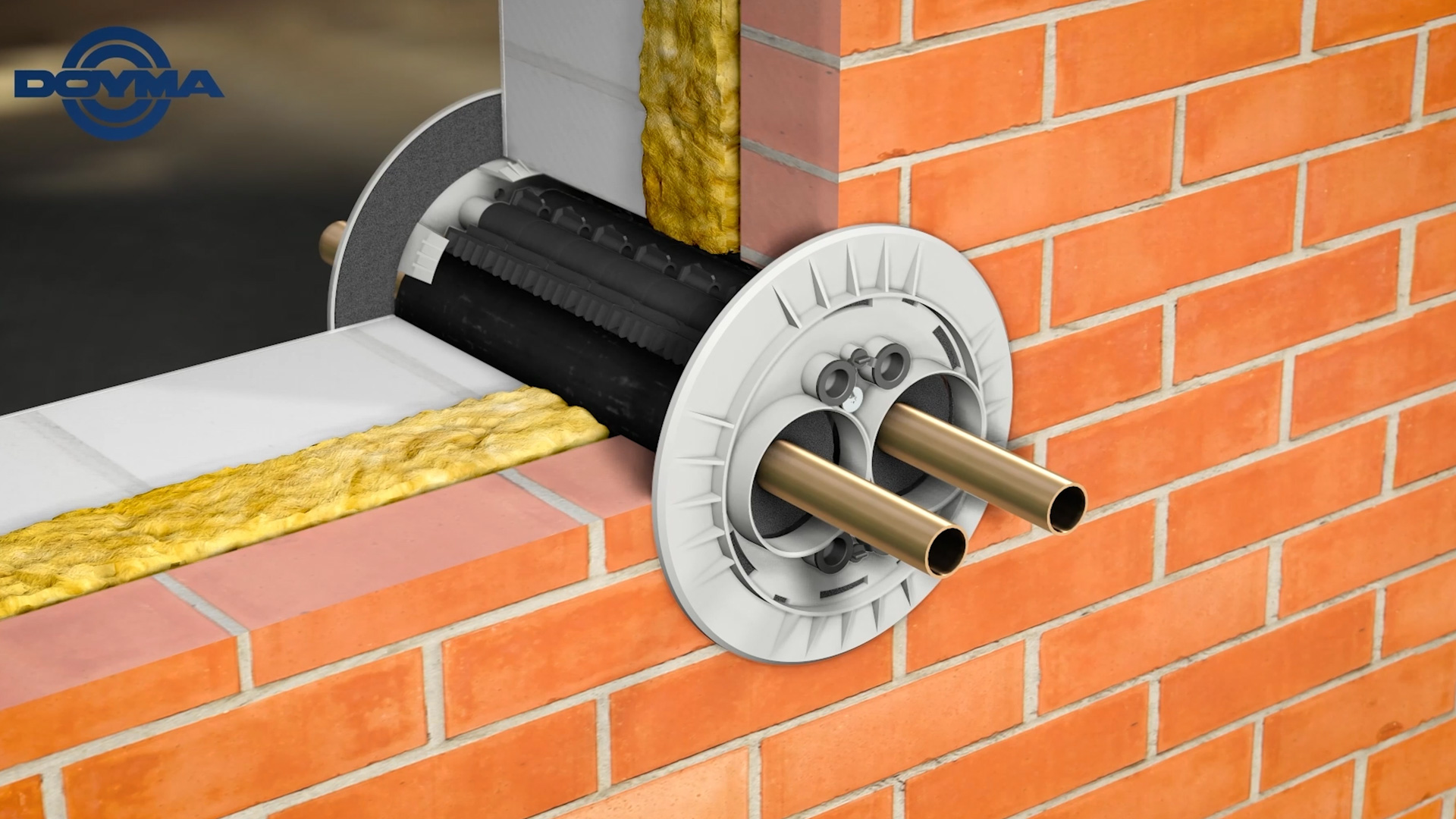 heat pump installation thermal insulation ensuring the airtightness of buildings doymafix