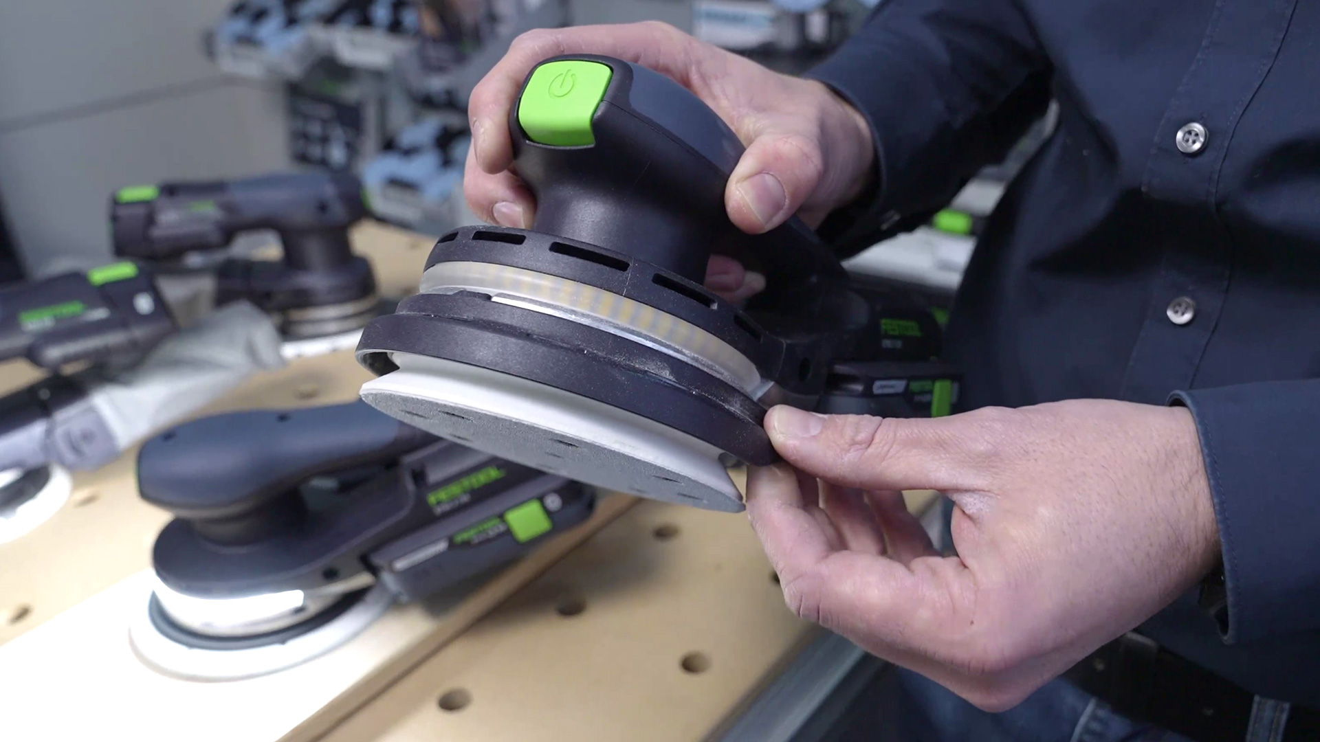protektor workpiece sanding disc etsc cordless sander