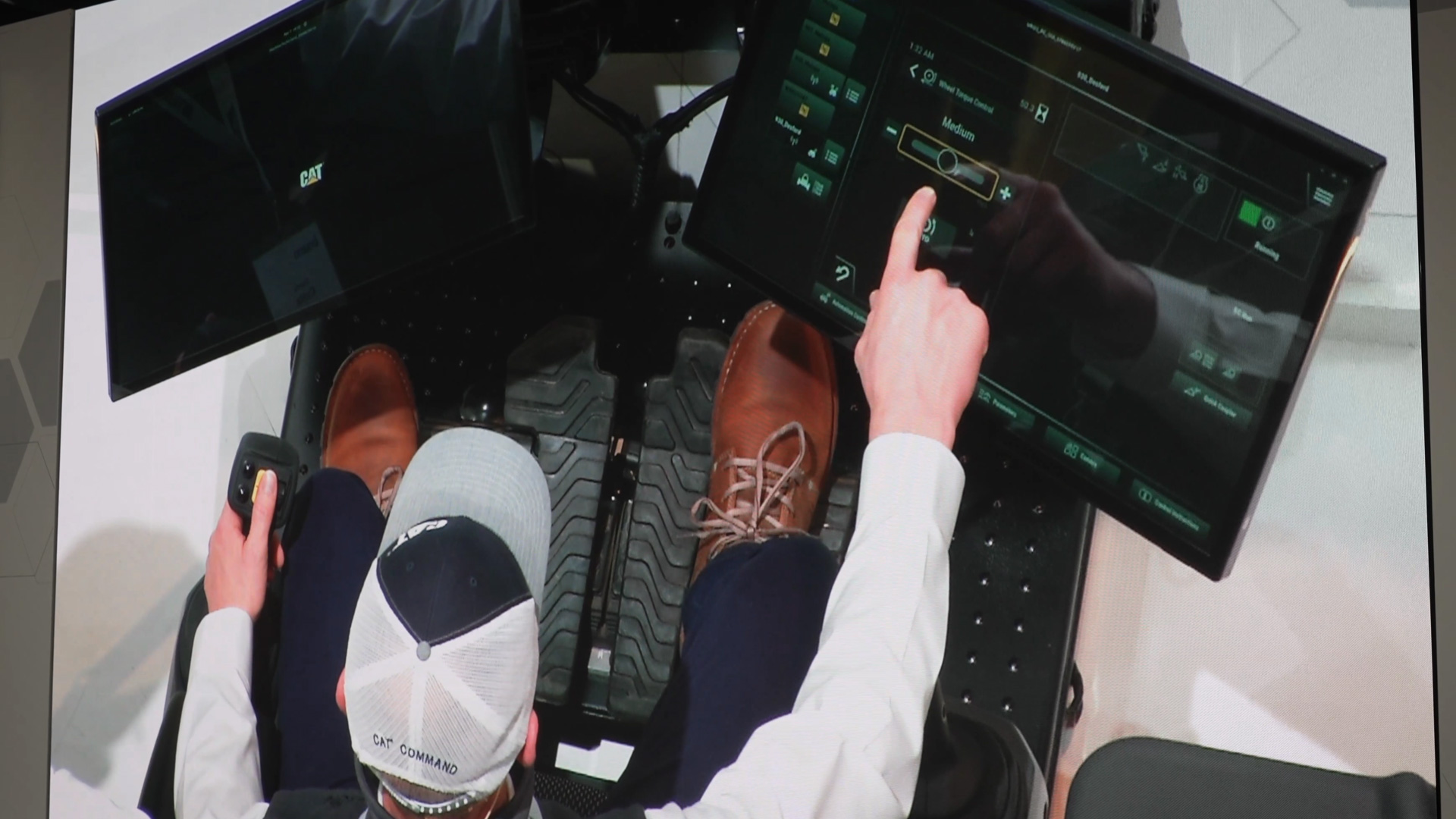 deploy skilled workers worldwide remote control of construction machines anywhere with cat command