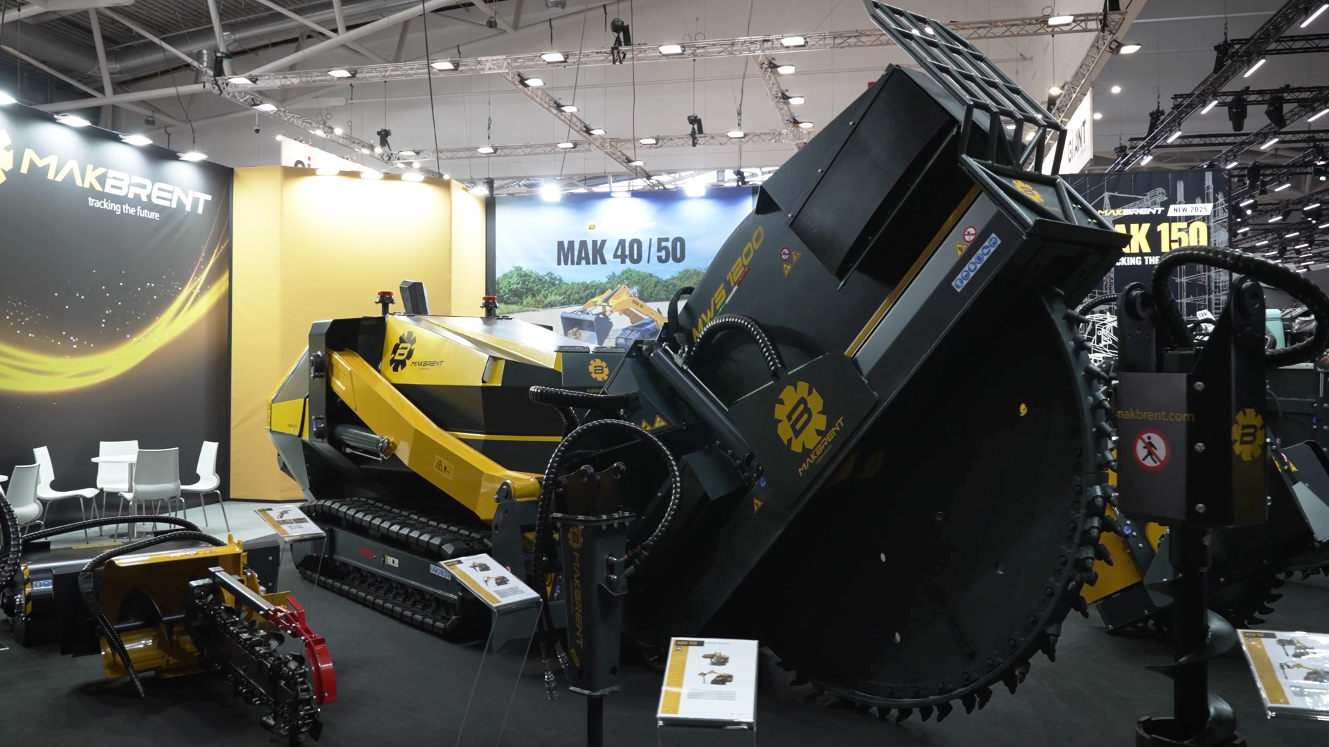 makbrent multifunctional construction machine remote controlled
