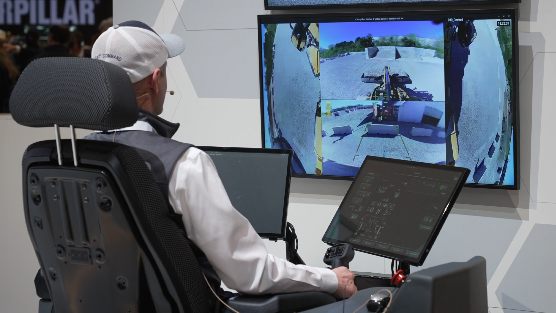 remote control of construction machinery even in hazardous environments