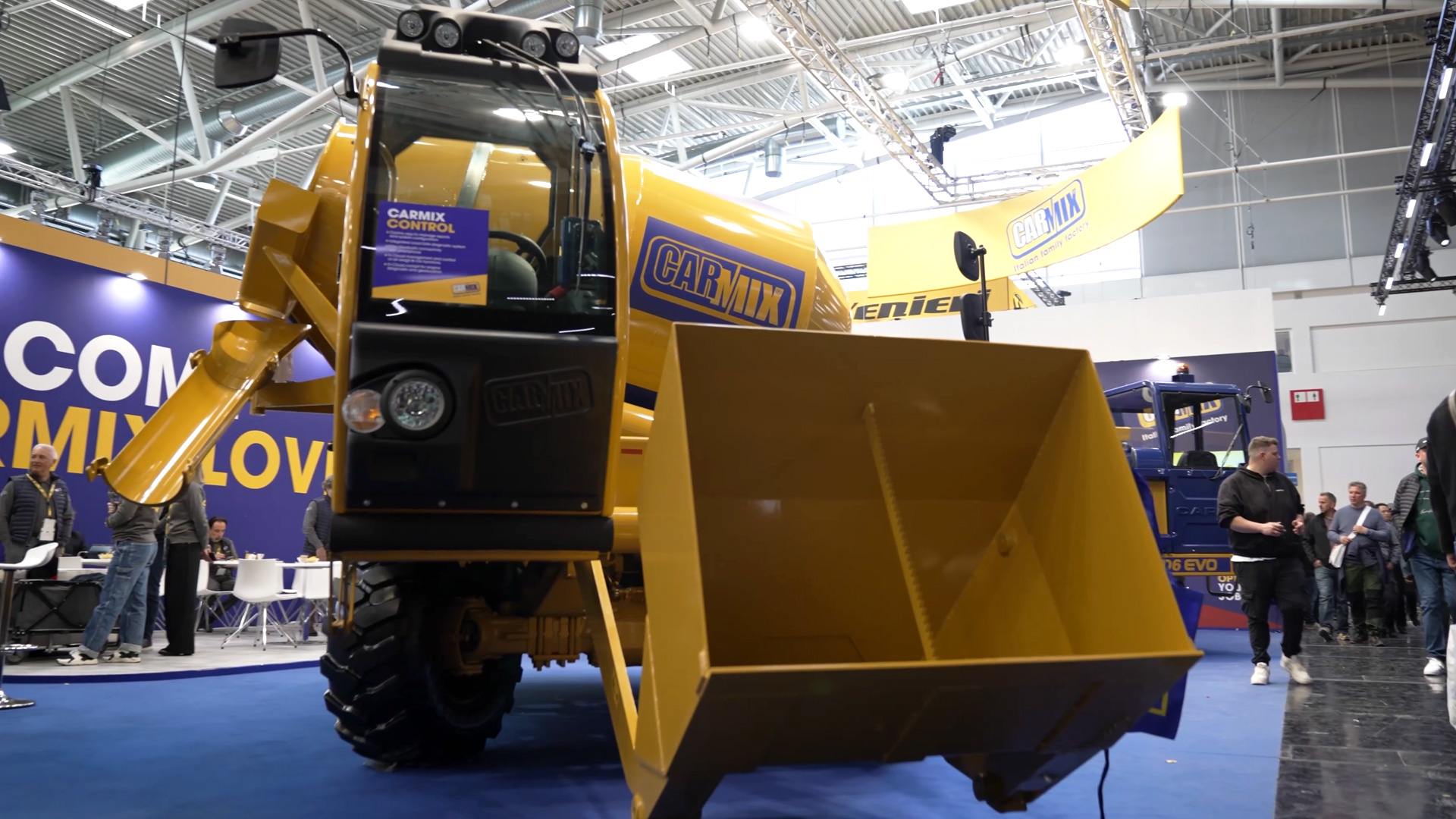self loading concrete mixer truck new products 2025 bauma munich