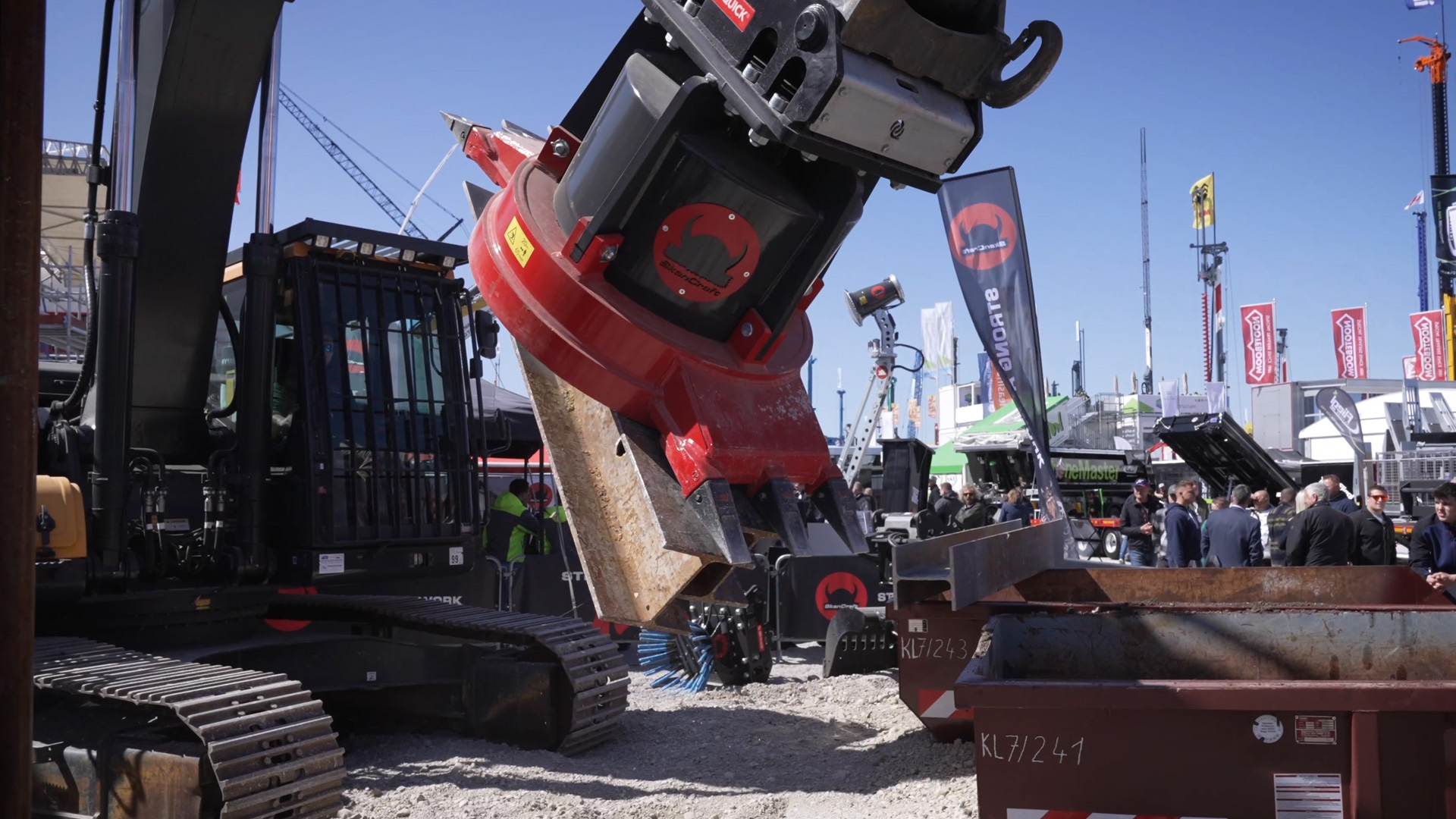 skancraft hydraulic magnet bauma 2025