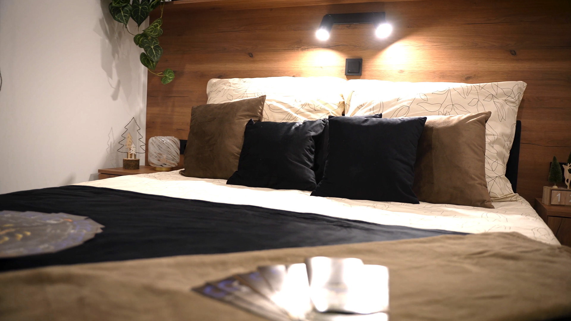 Mobile home for permanent living sleeping area