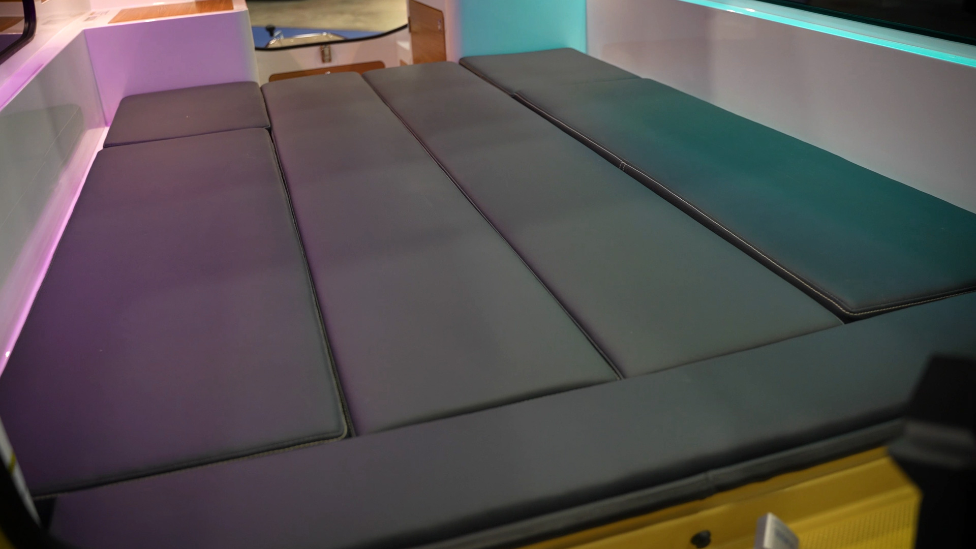 Sealander hybrid vehicle sleeping area