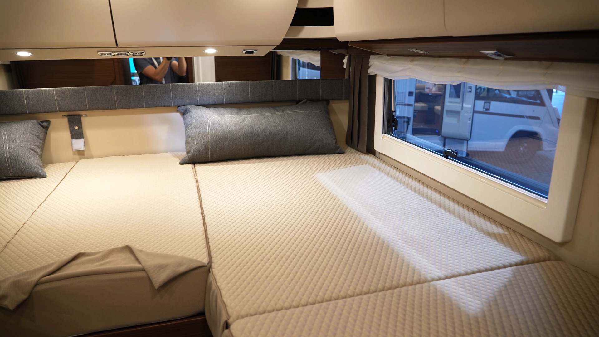 High quality sleeping area for comfortable living while traveling