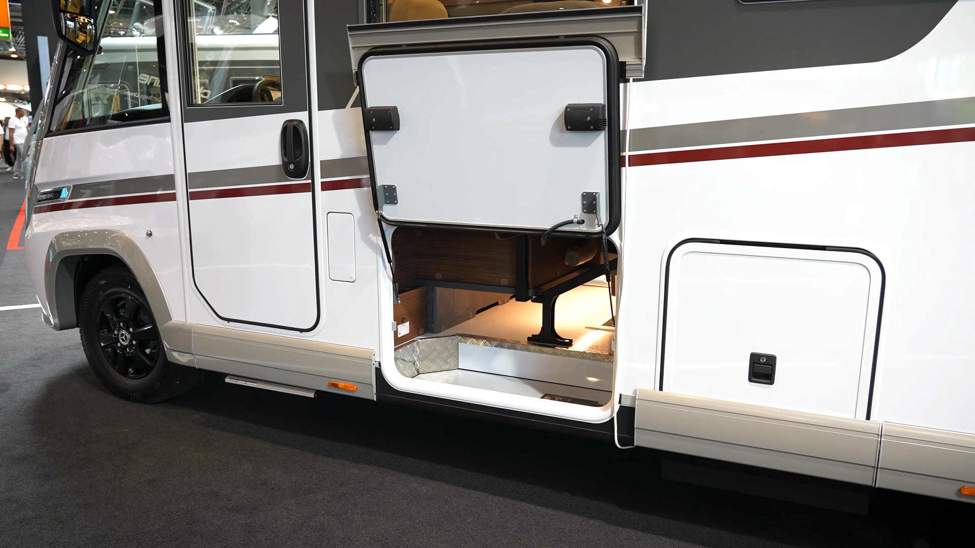 Well thought out motorhome with plenty of storage space