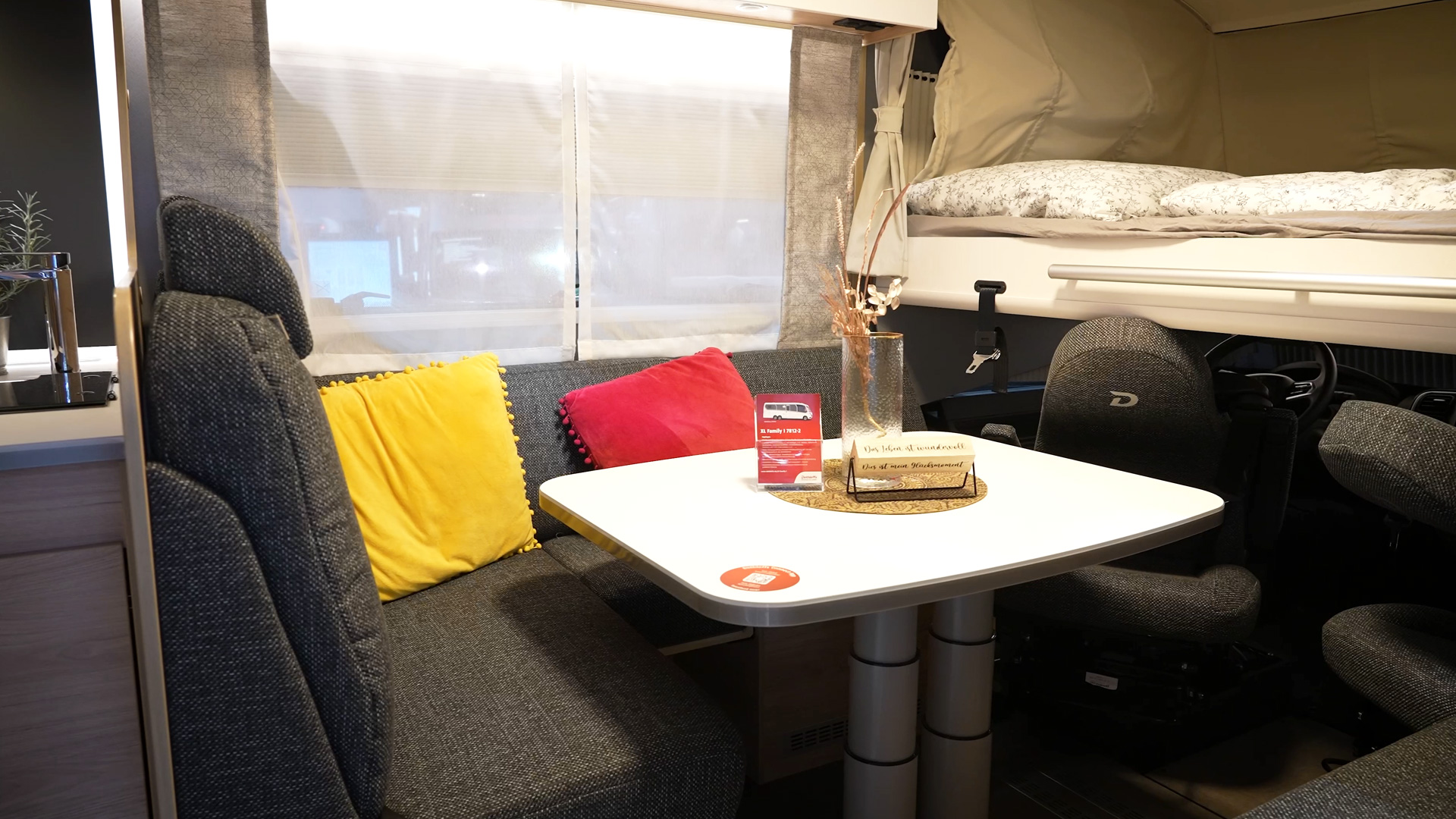 seat area and room layout