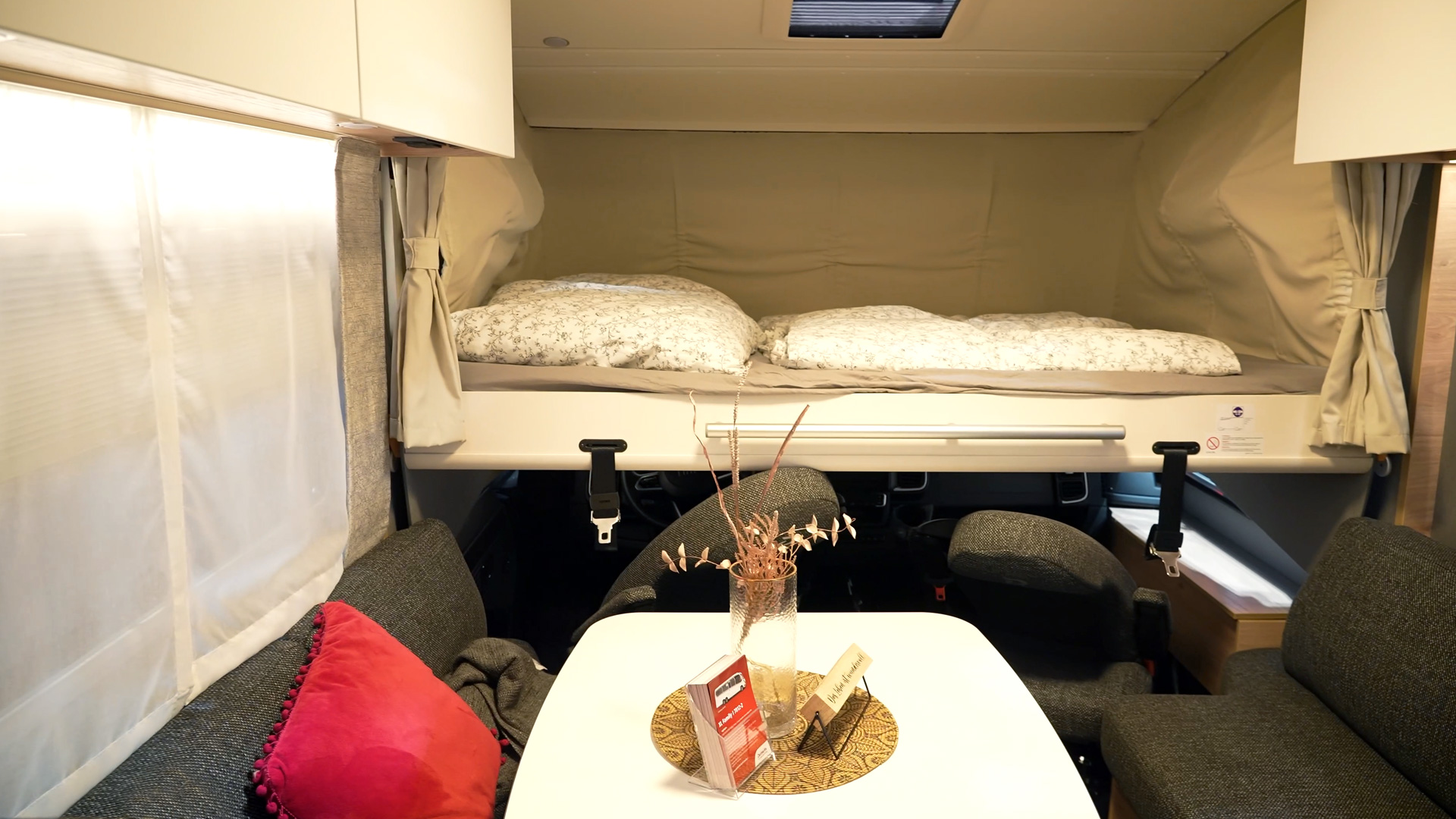sleeping comfort and living space