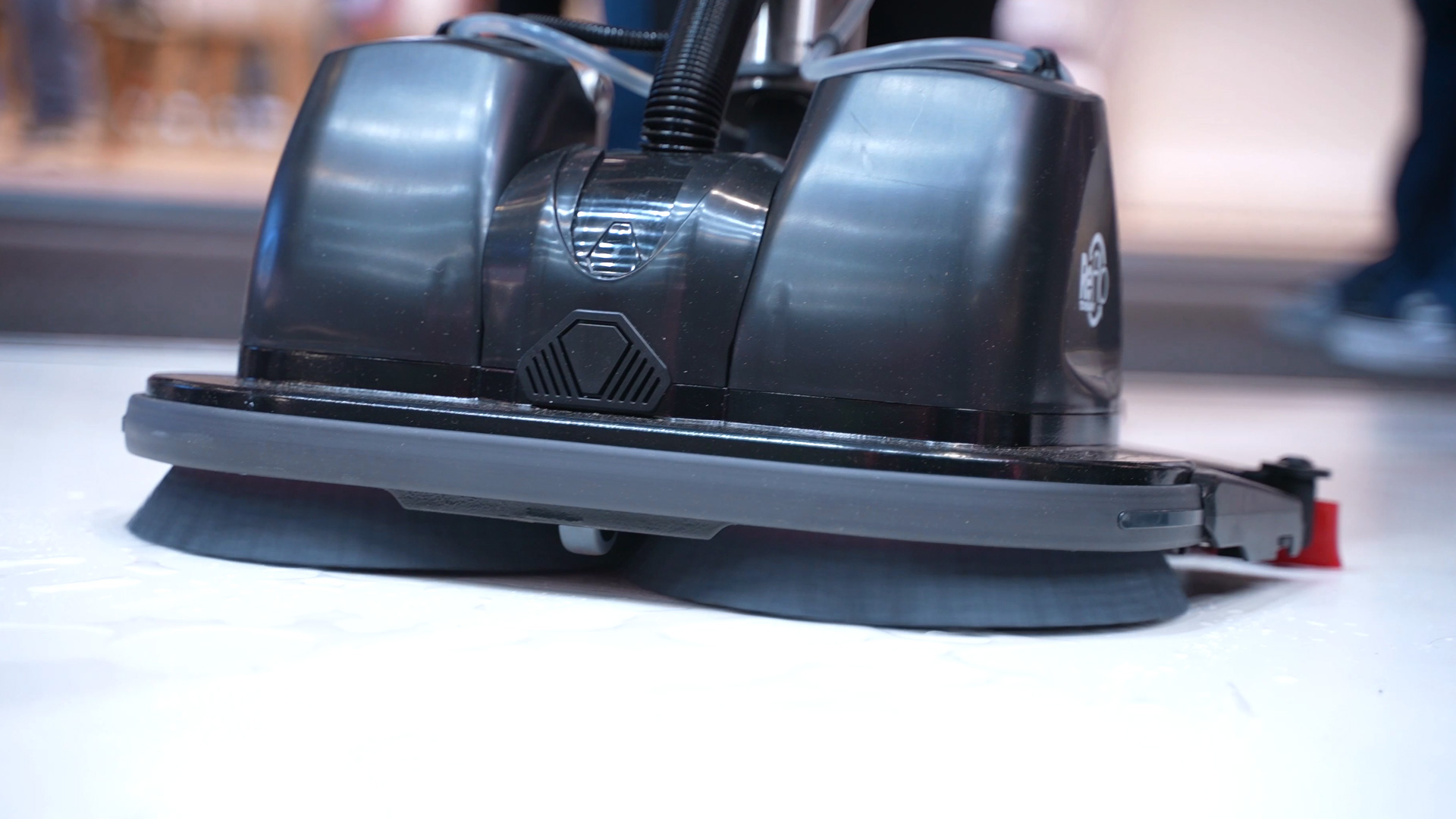 Numatic NCC scrubber dryers regulated water volume levels up to 80 square meters with 2 liters