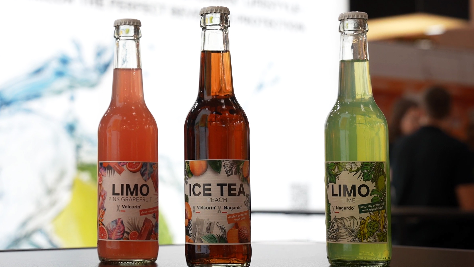 Practical examples Nagardo natural preservative from fungi in lemonade iced tea and beer