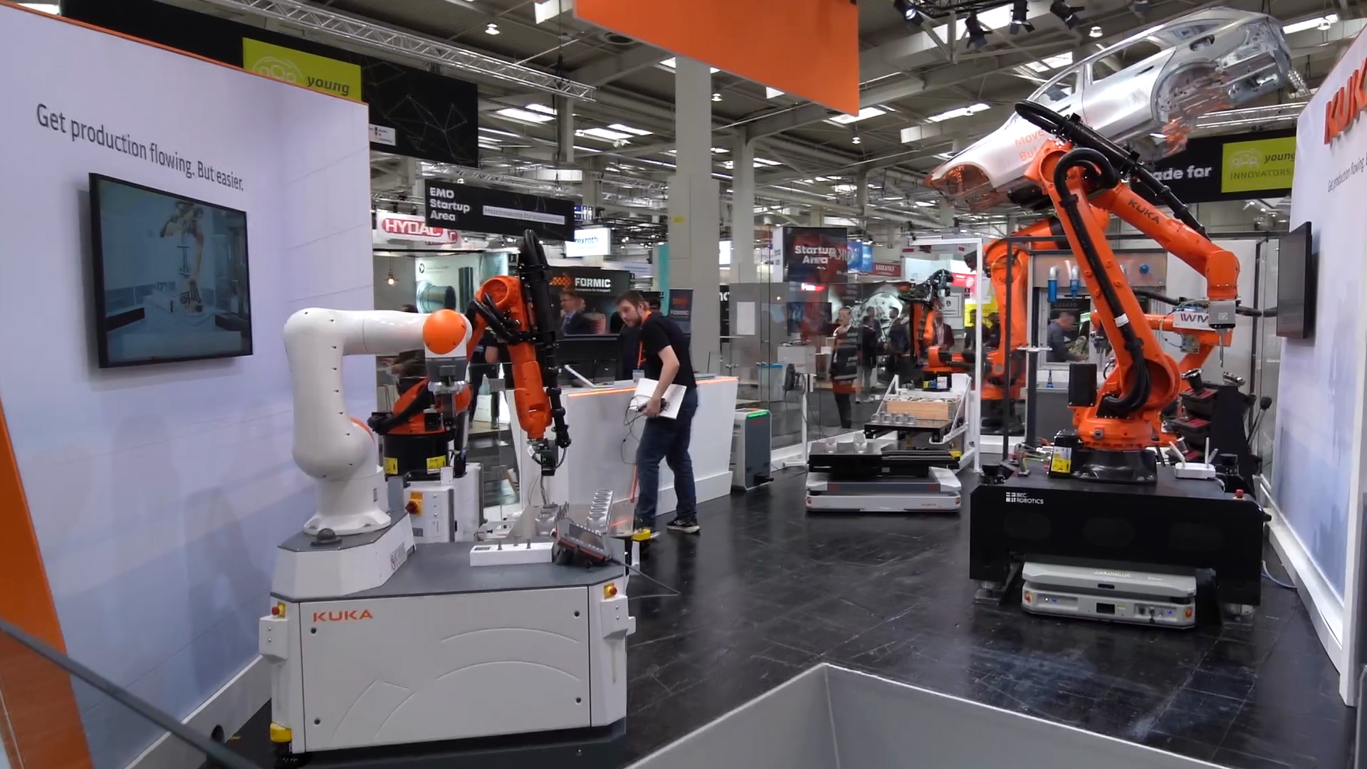 24 7 production with robotics and AMRs from KUKA