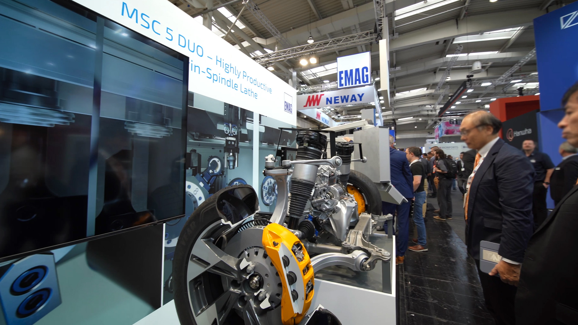 MSC5 Duo spindle lathe