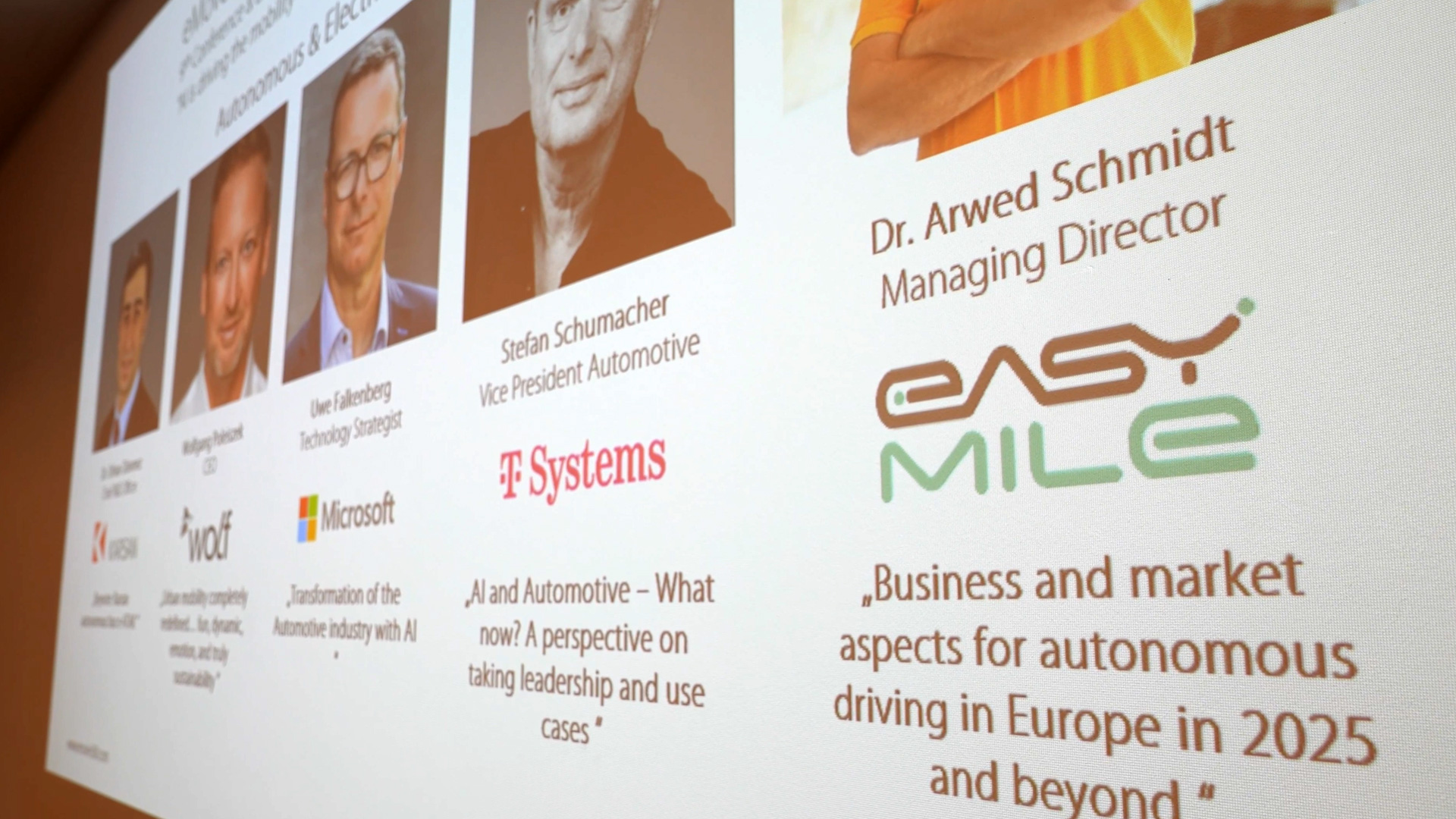 Easymile autonomous driving discusses use cases in Europe