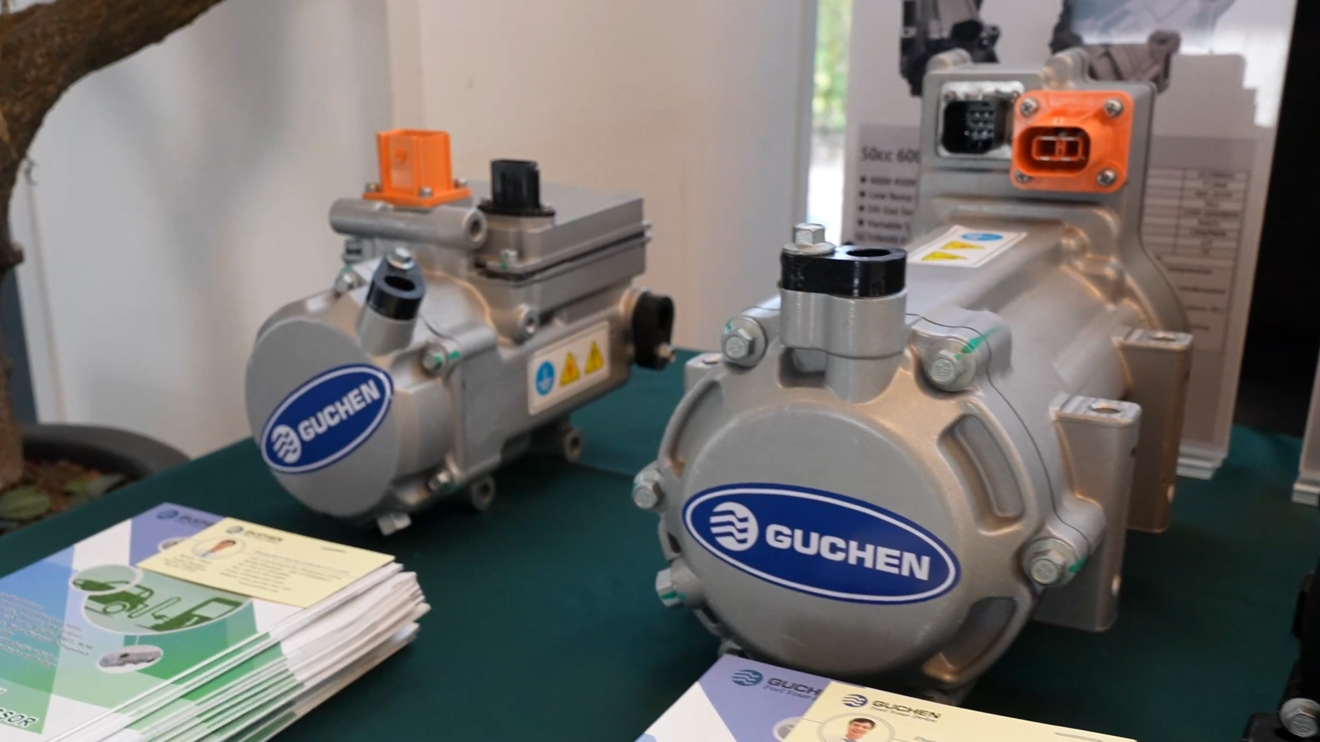 Guchen compressor technology for BTMS and air conditioning