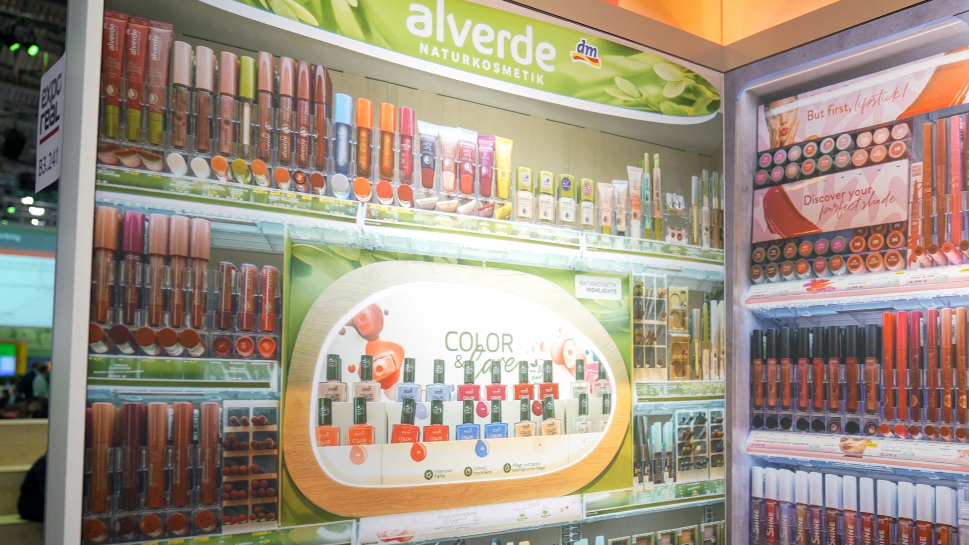 Alverde cosmetics line DM drugstore chain