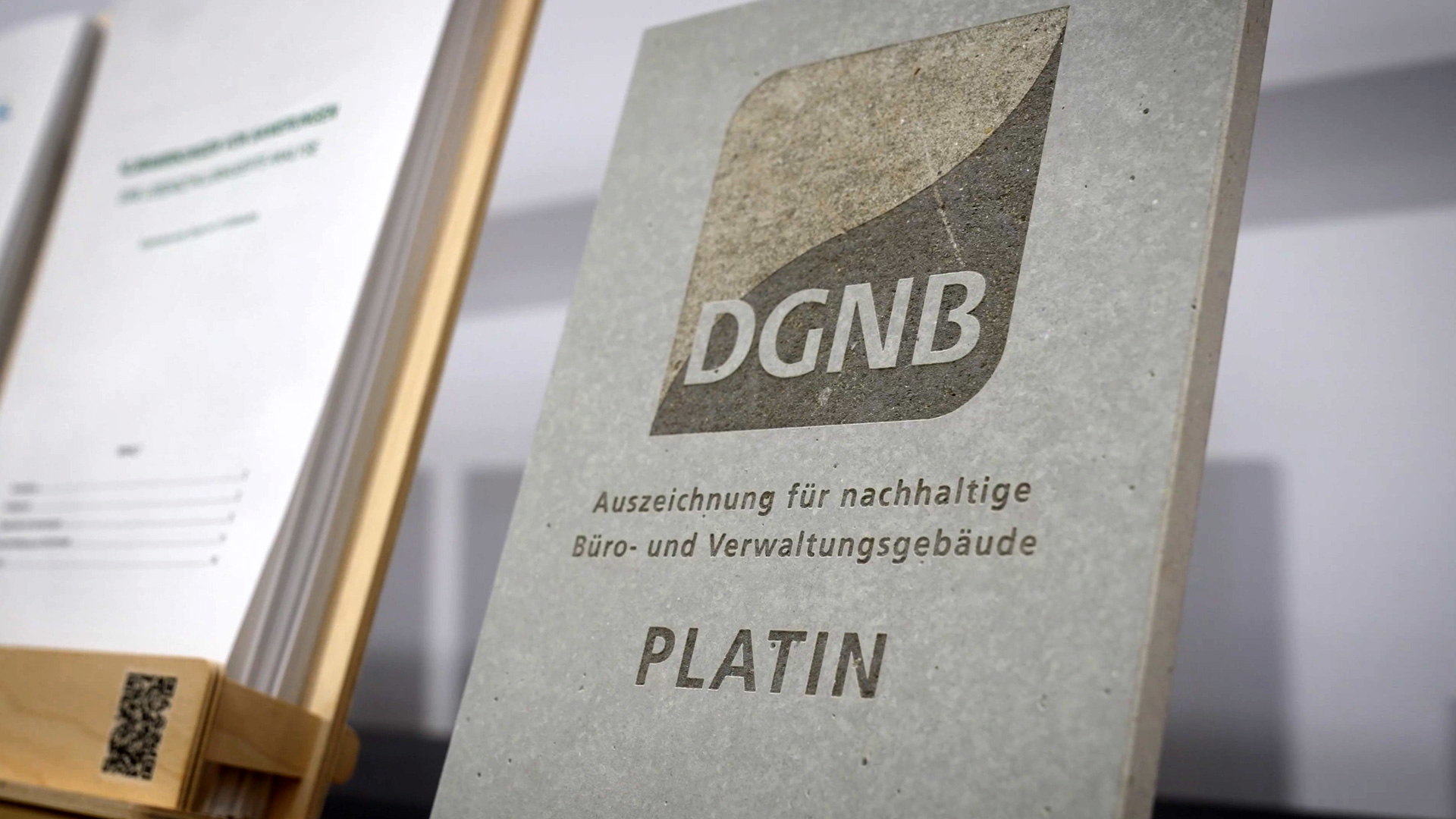 Award for sustainable office and administrative buildings DGNB