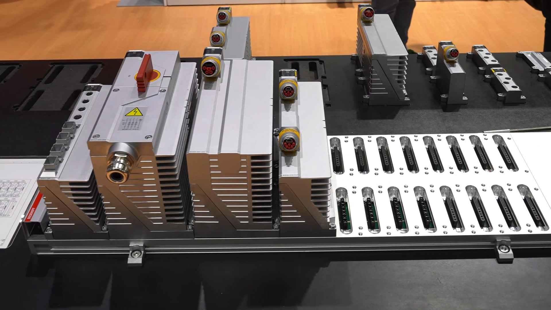Space saving and easy to use alternative to the classic control cabinet
