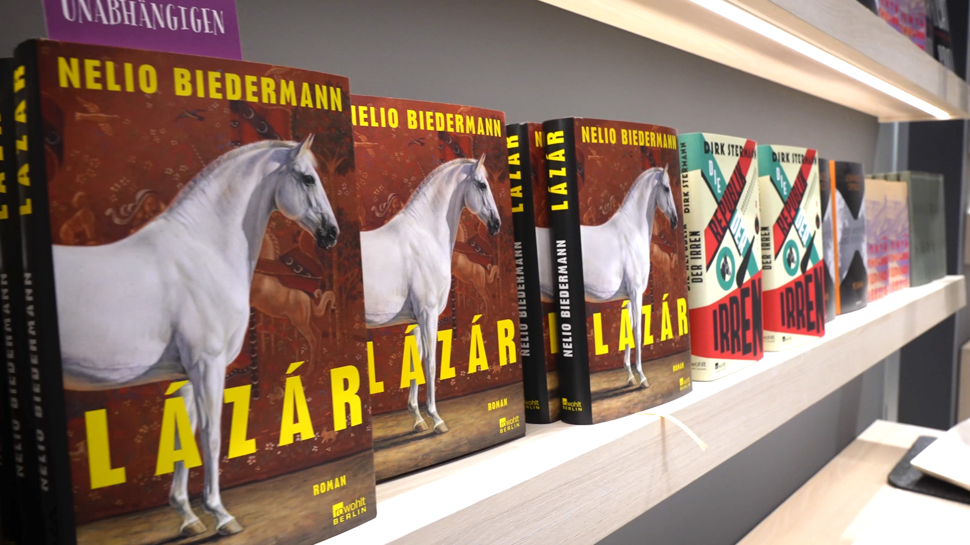 Nelio Biedermann Lazar Novel Book Publication