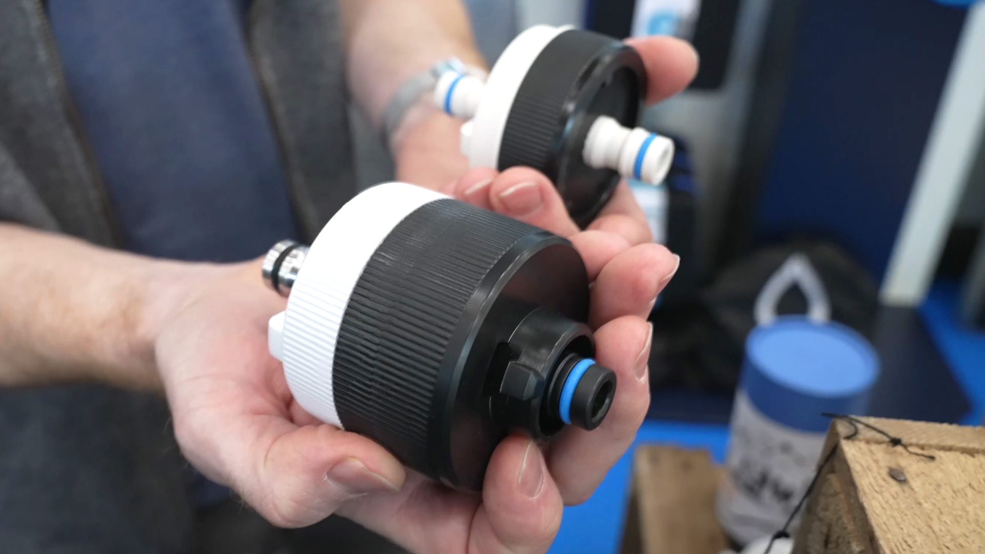 interchangeable adapter ring alb entry water filter