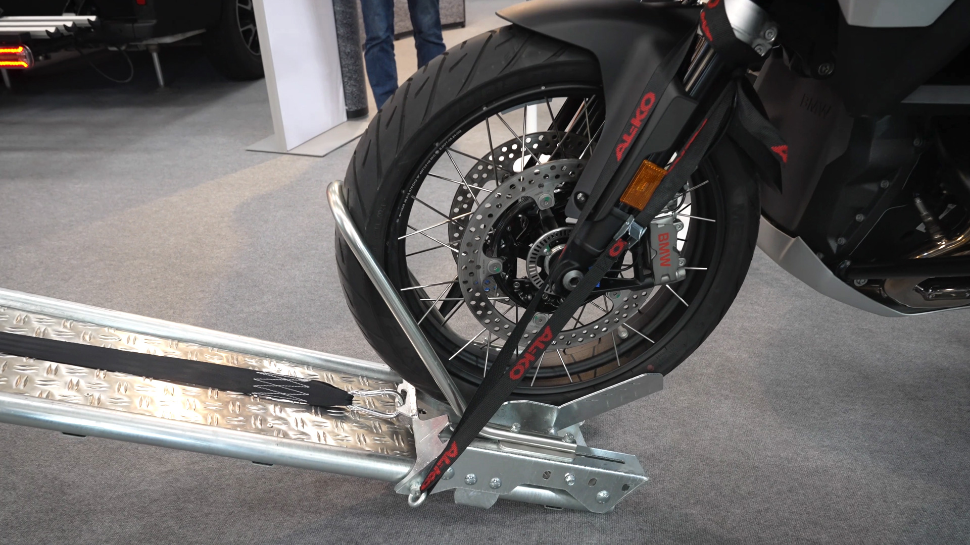 safe loading and transportation of motorcycles for motorhome owners
