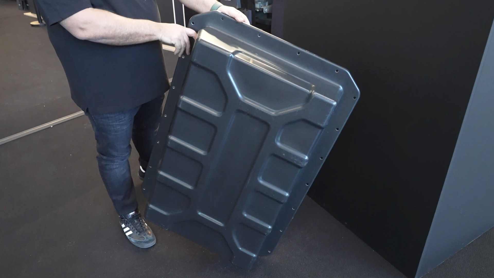 shock resistant cladding such as underfloor paneling of the juicetray