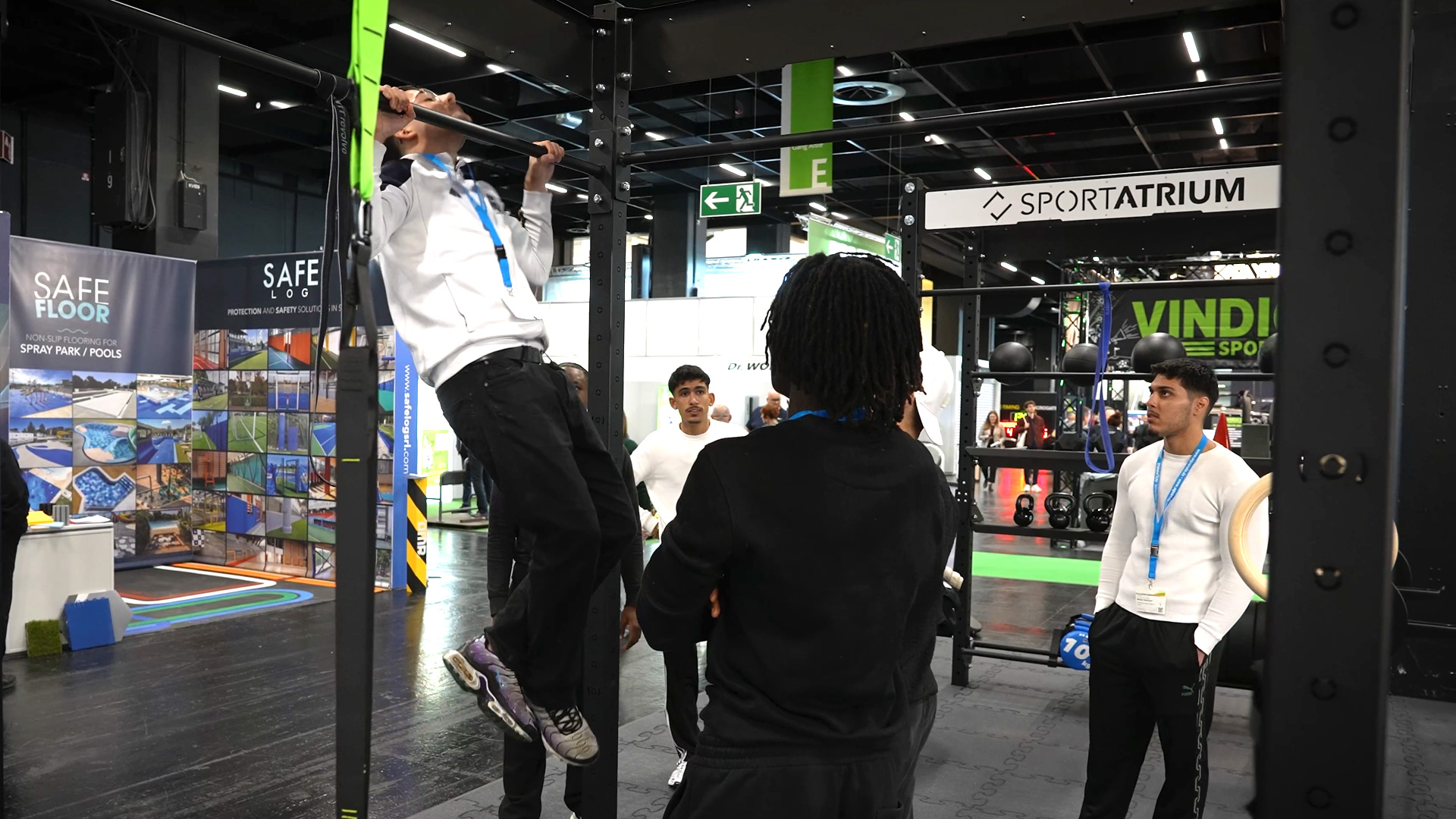 Fitness equipment for training in public places SportAtrium association