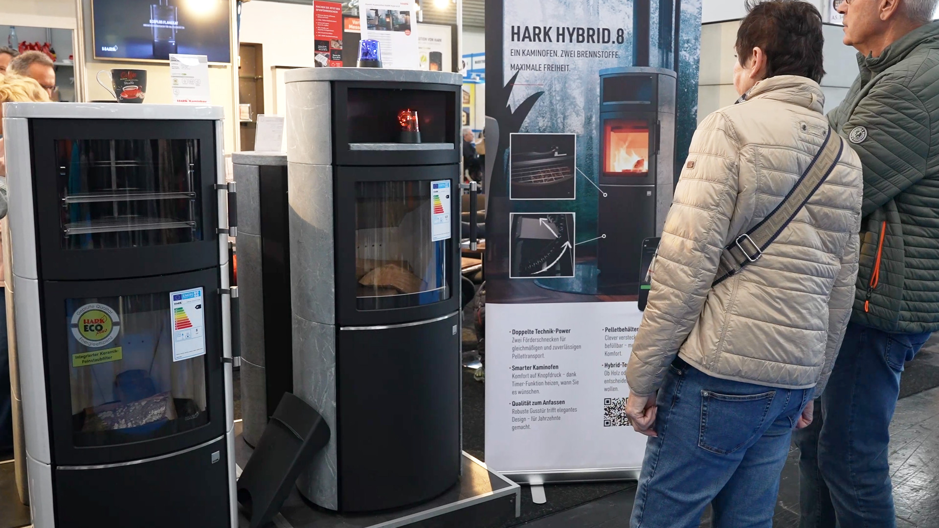 HARK hybrid stove flexible pellet technology