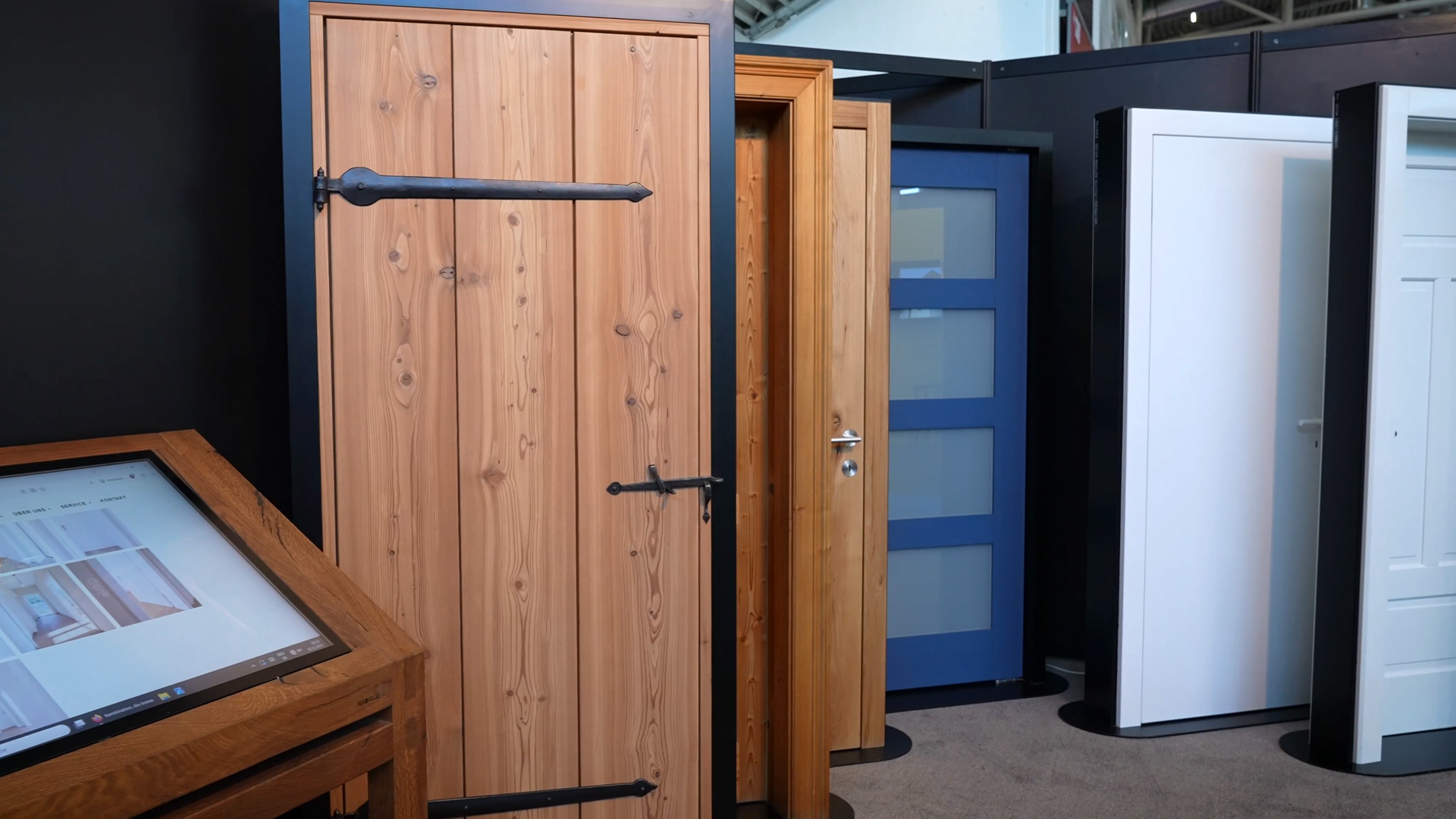 Solid wood doors handcrafted Haberl craft workshop