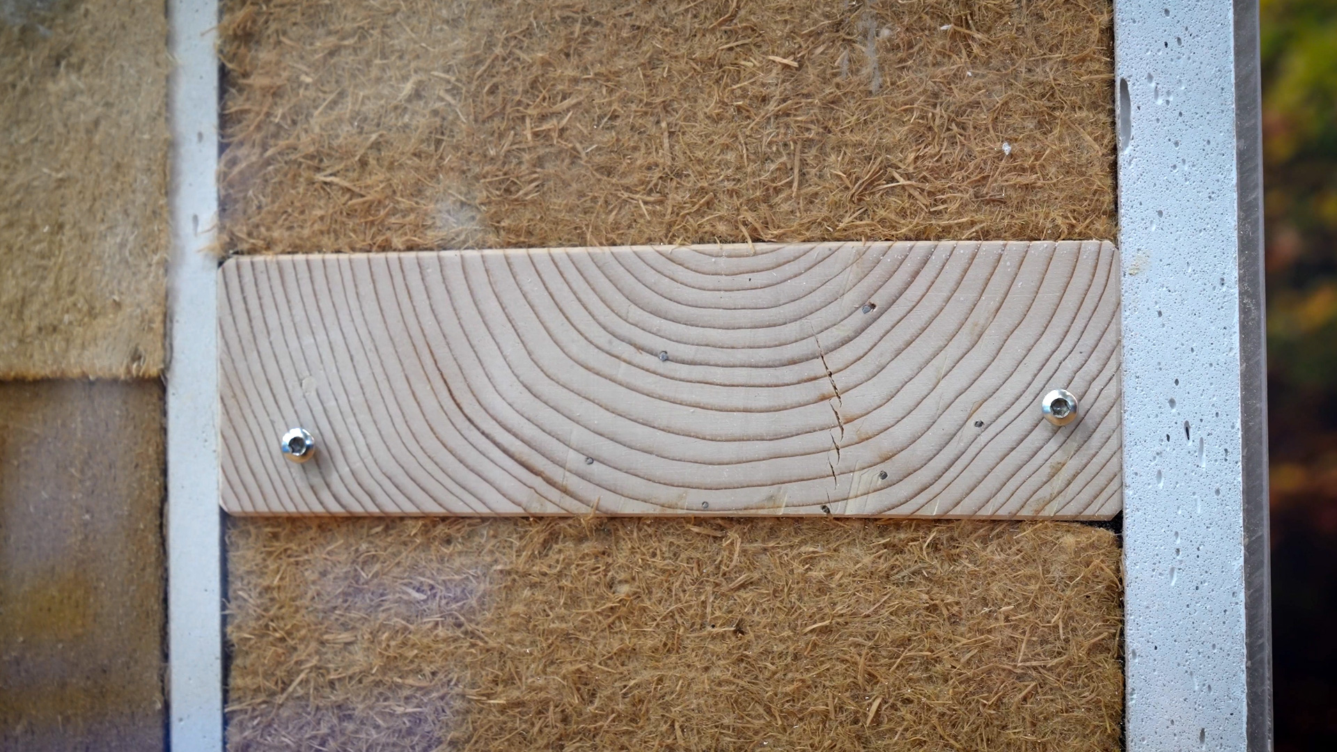 Vital wall dense wood fiber insulation provides heat protection