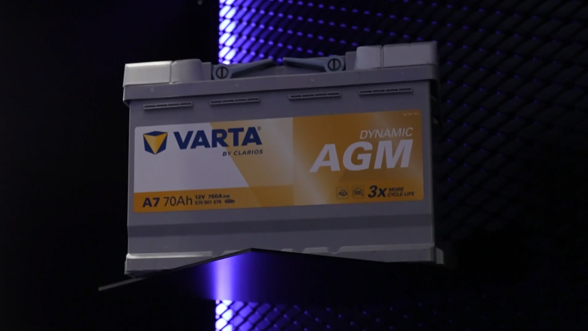 Varta AGM battery Absorbent Glass Mat Long service life