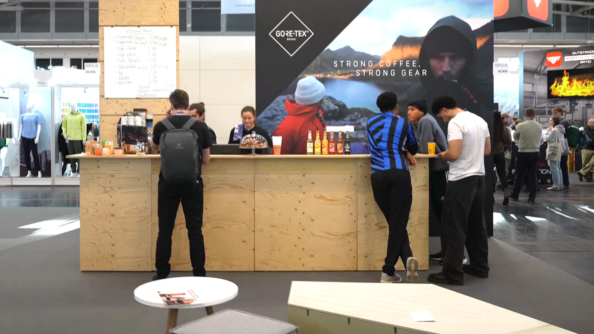 Gore Tex at ISPO 2025 in Munich production and energy sources in focus