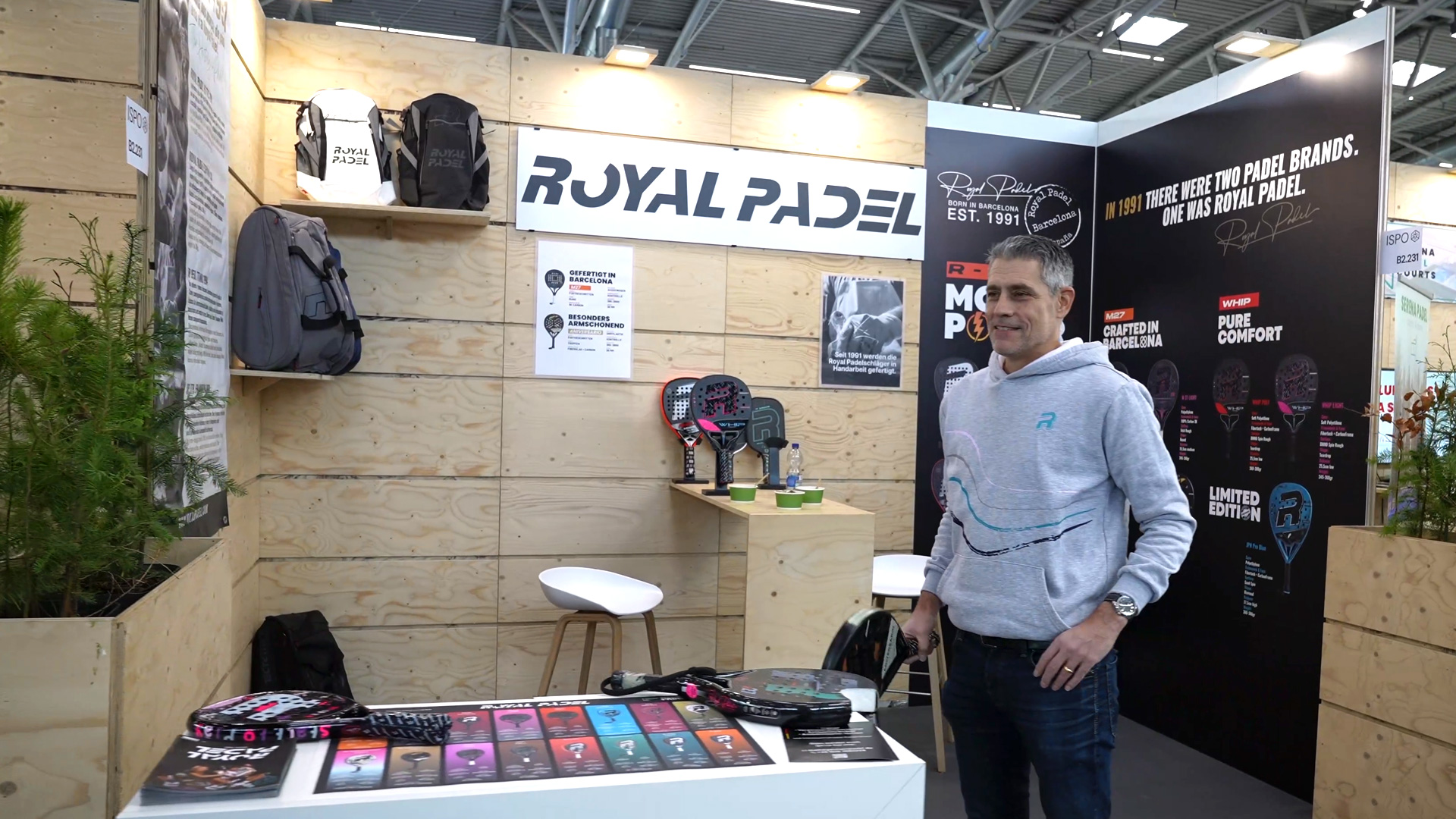 Royal Padel traditional brand in sports ISPO Munich 2025