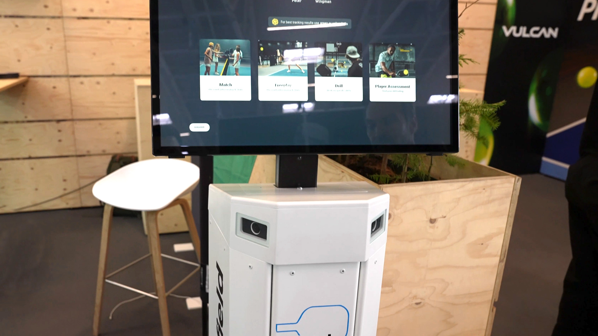 Tracking and video analysis directly on the court