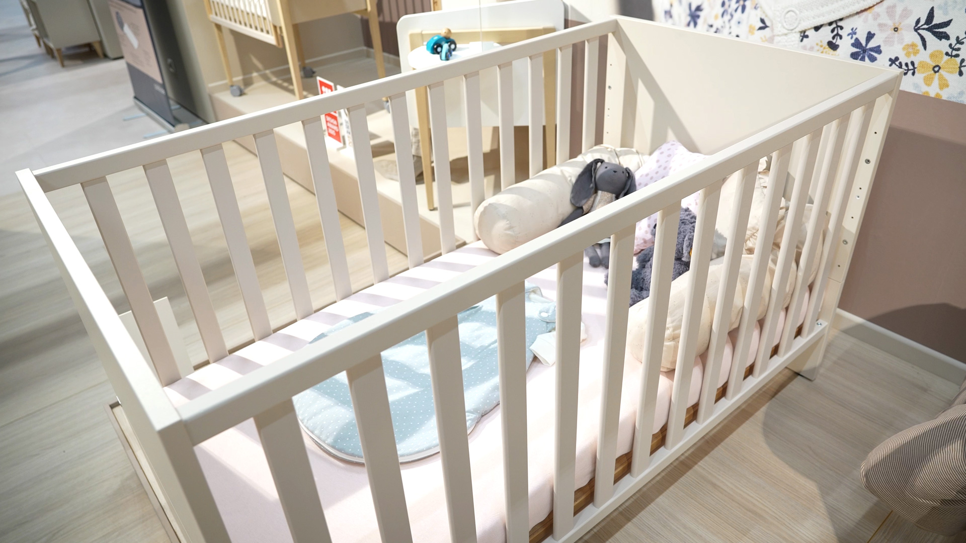 Baby bed pollutant free low emission Little Snu