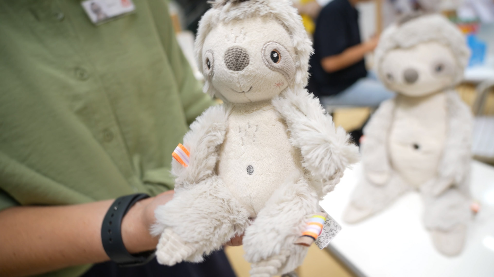 Lazy sloth cuddly animal new fehn collection