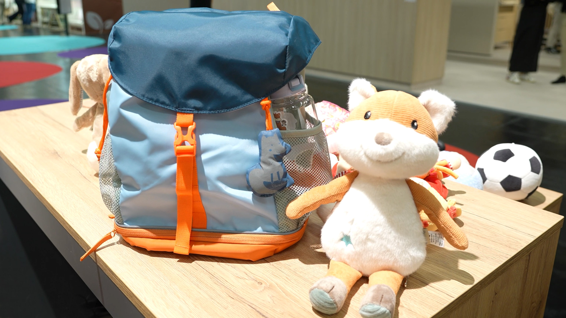 Sterntaler backpack with bunny and fox
