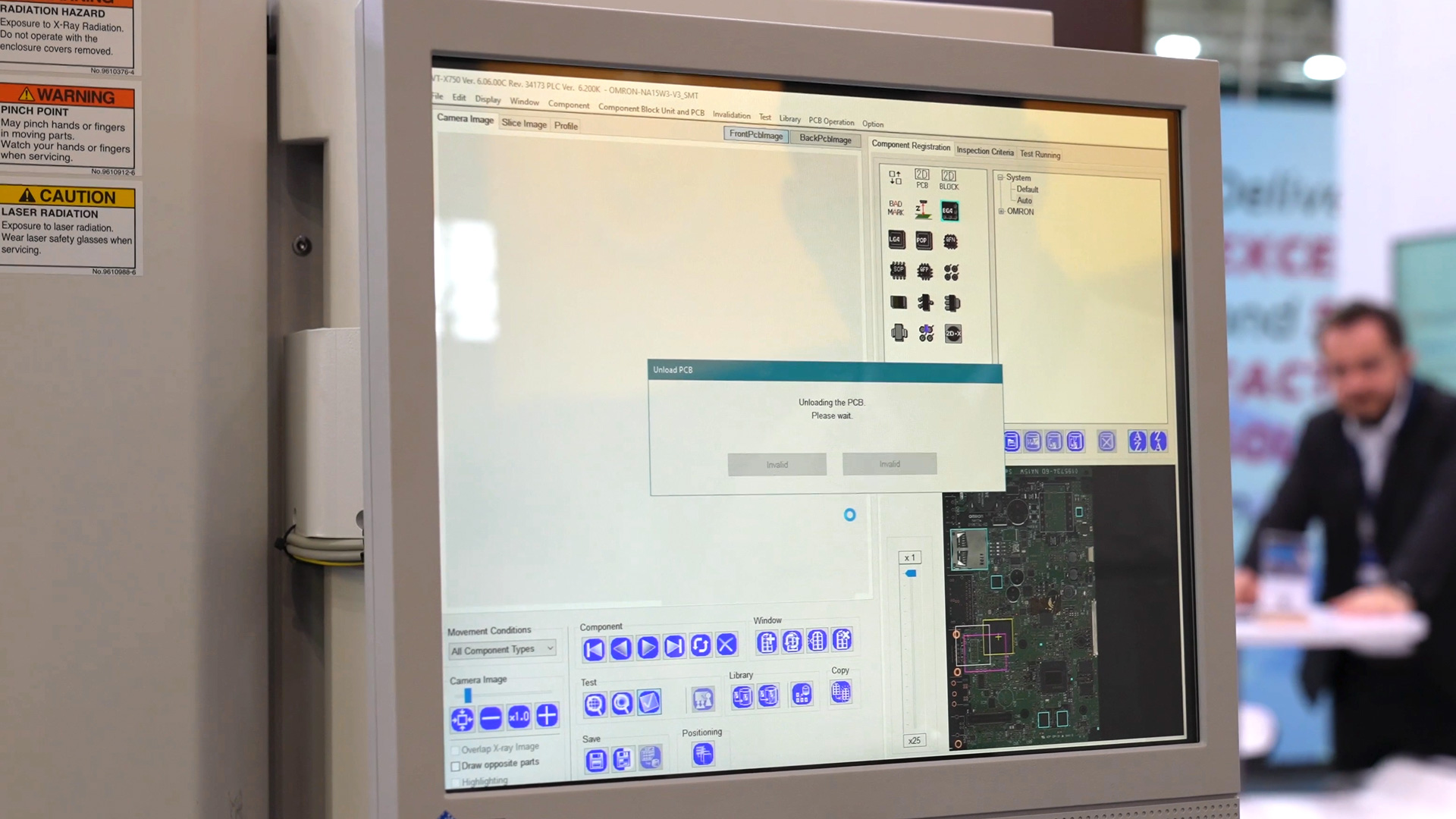 3D inspection dense electronics component manufacturing
