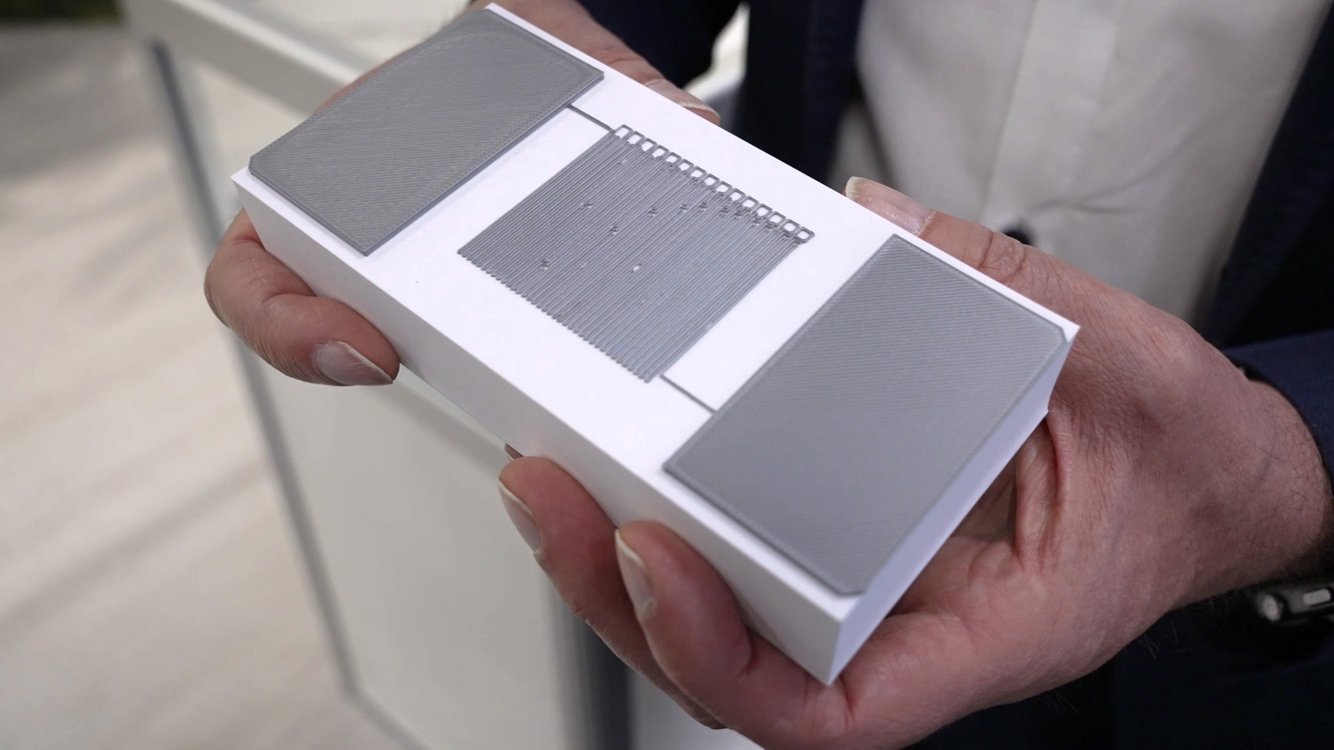 3D Model Platinum Thin Film Temperature Sensor Chips Yageo