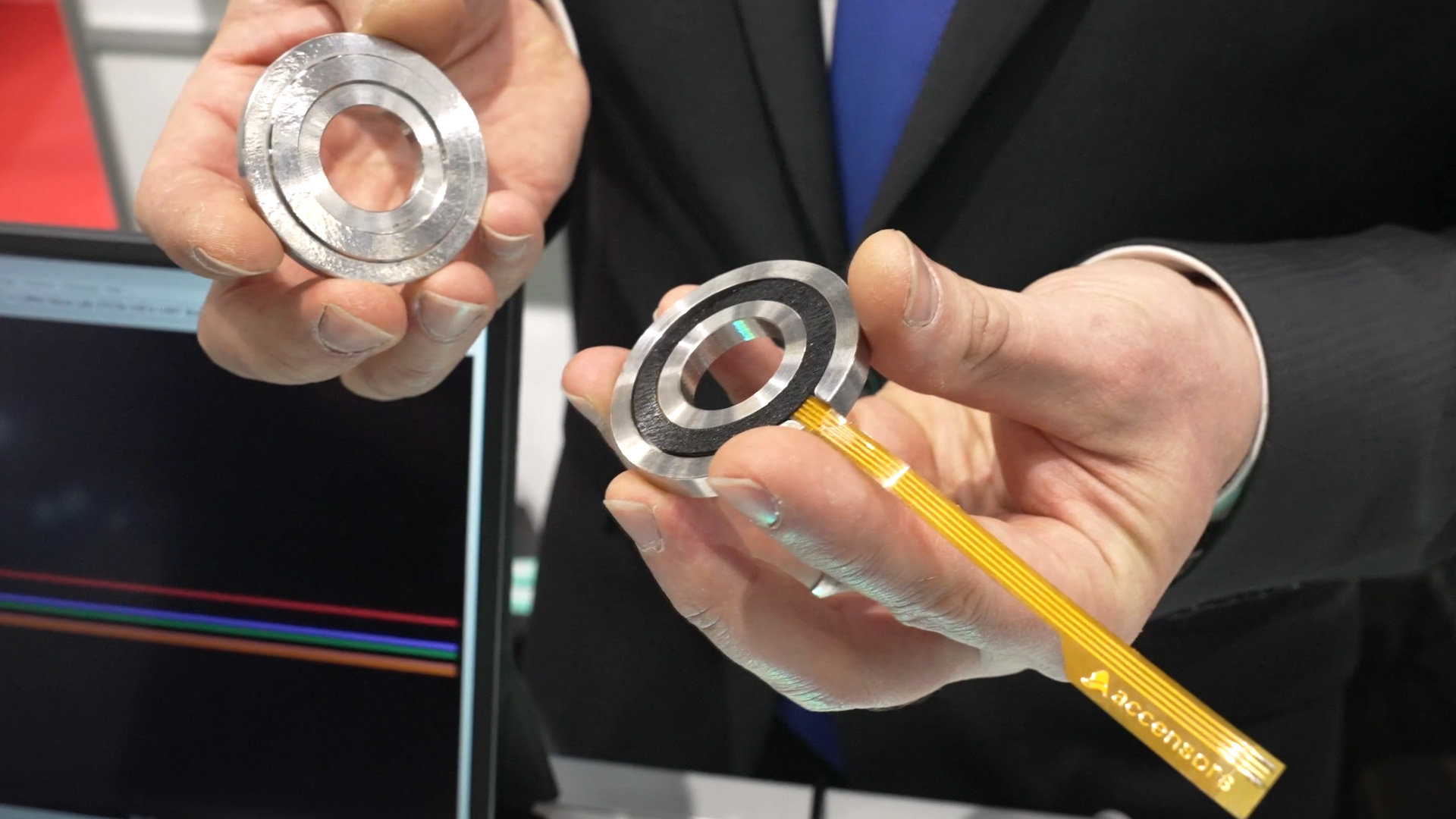 Measurement of very high forces in heavy duty applications with PNC material