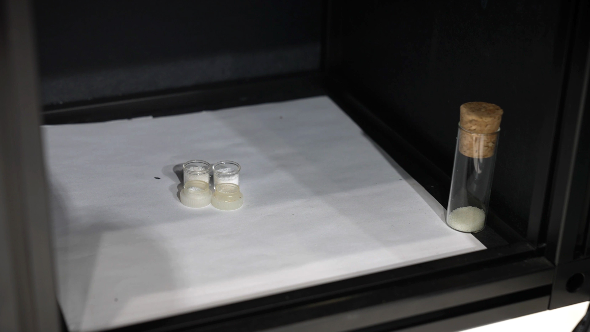 various materials in box test setup photonics analysis hamamatsu