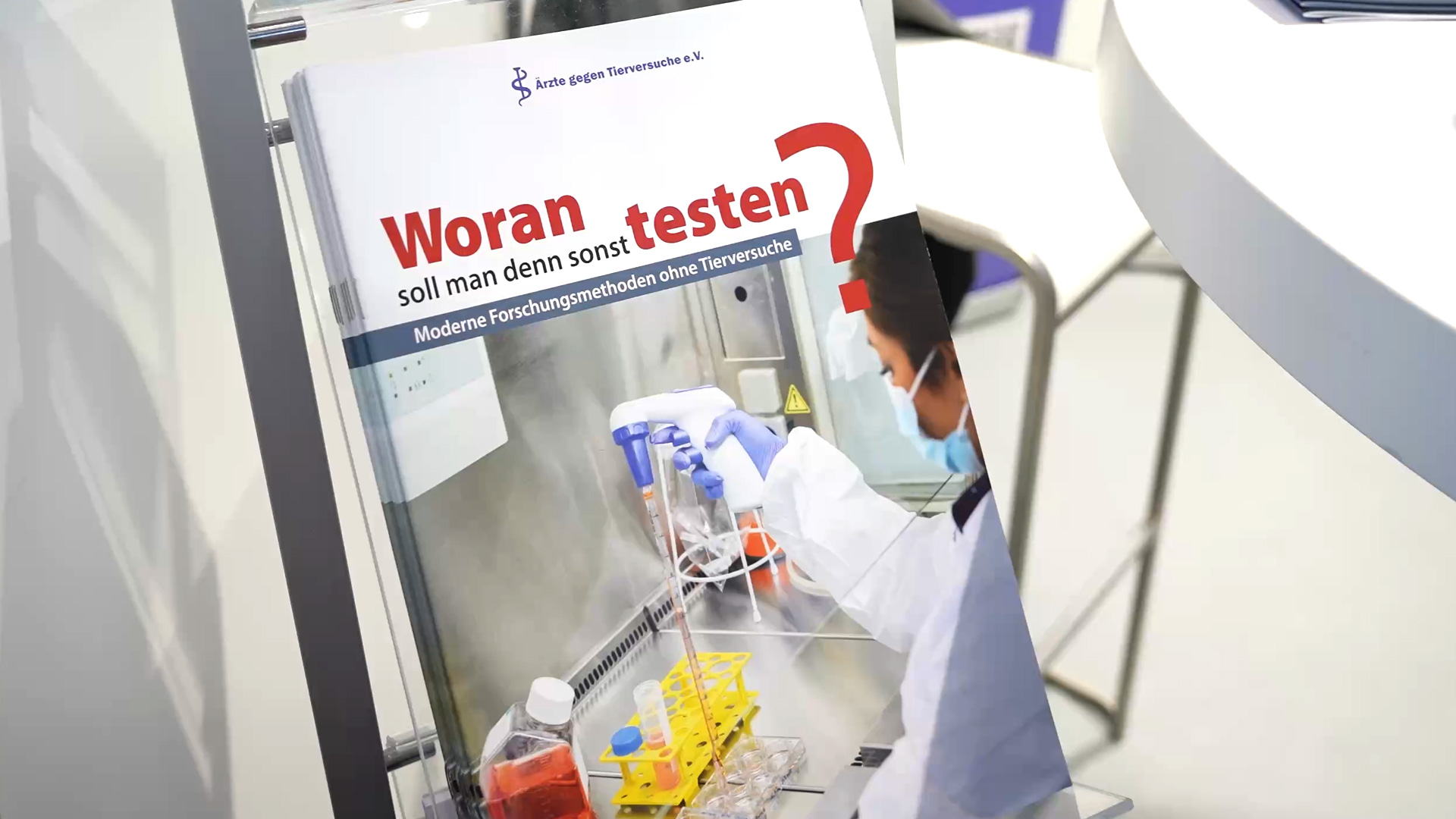 Modern research methods without animal testing therapy trade fair
