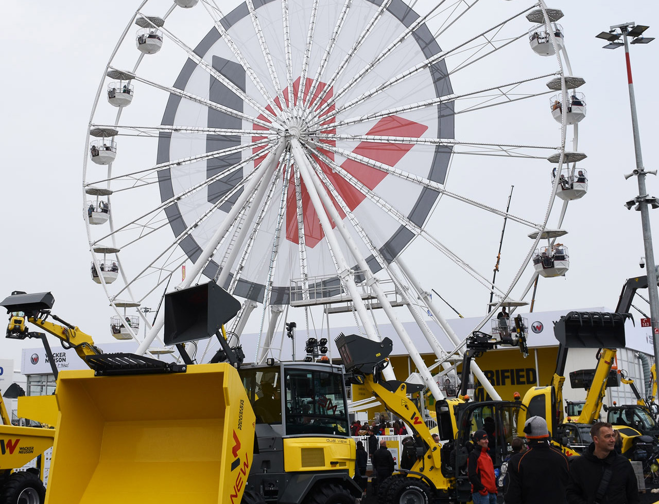 wacker neuson bauma open air area fair munich