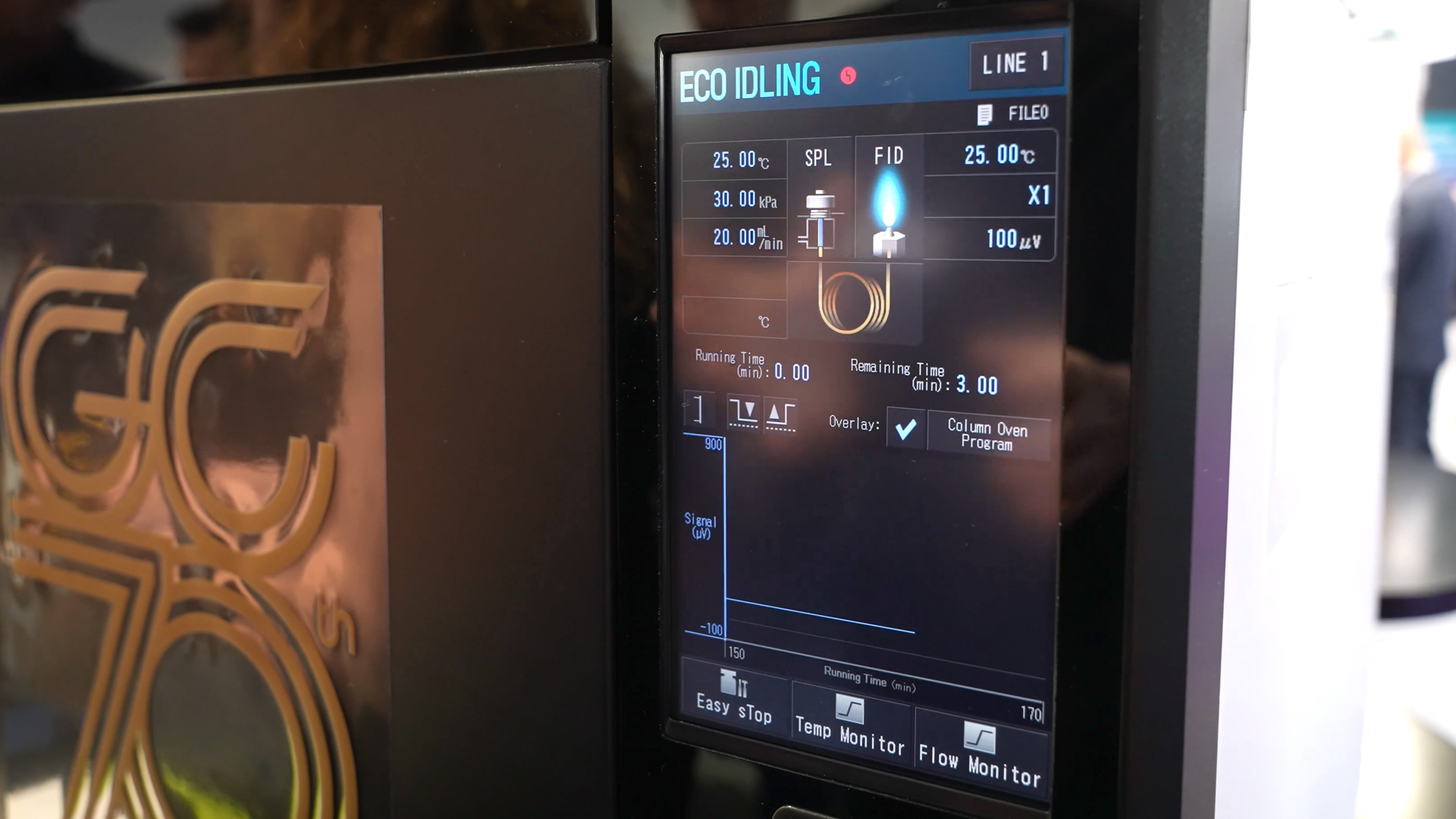 Shimadzu GC 2060 gas chromatograph with new features